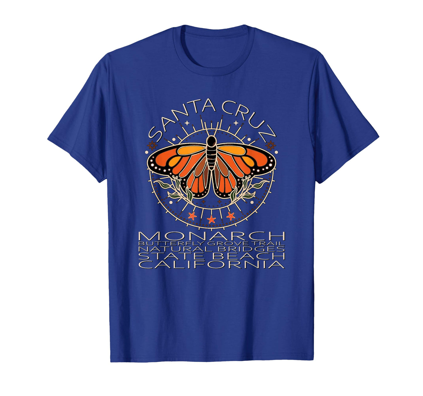 Natural Bridges State Beach Monarch Butterfly Trail Souvenir T-Shirt