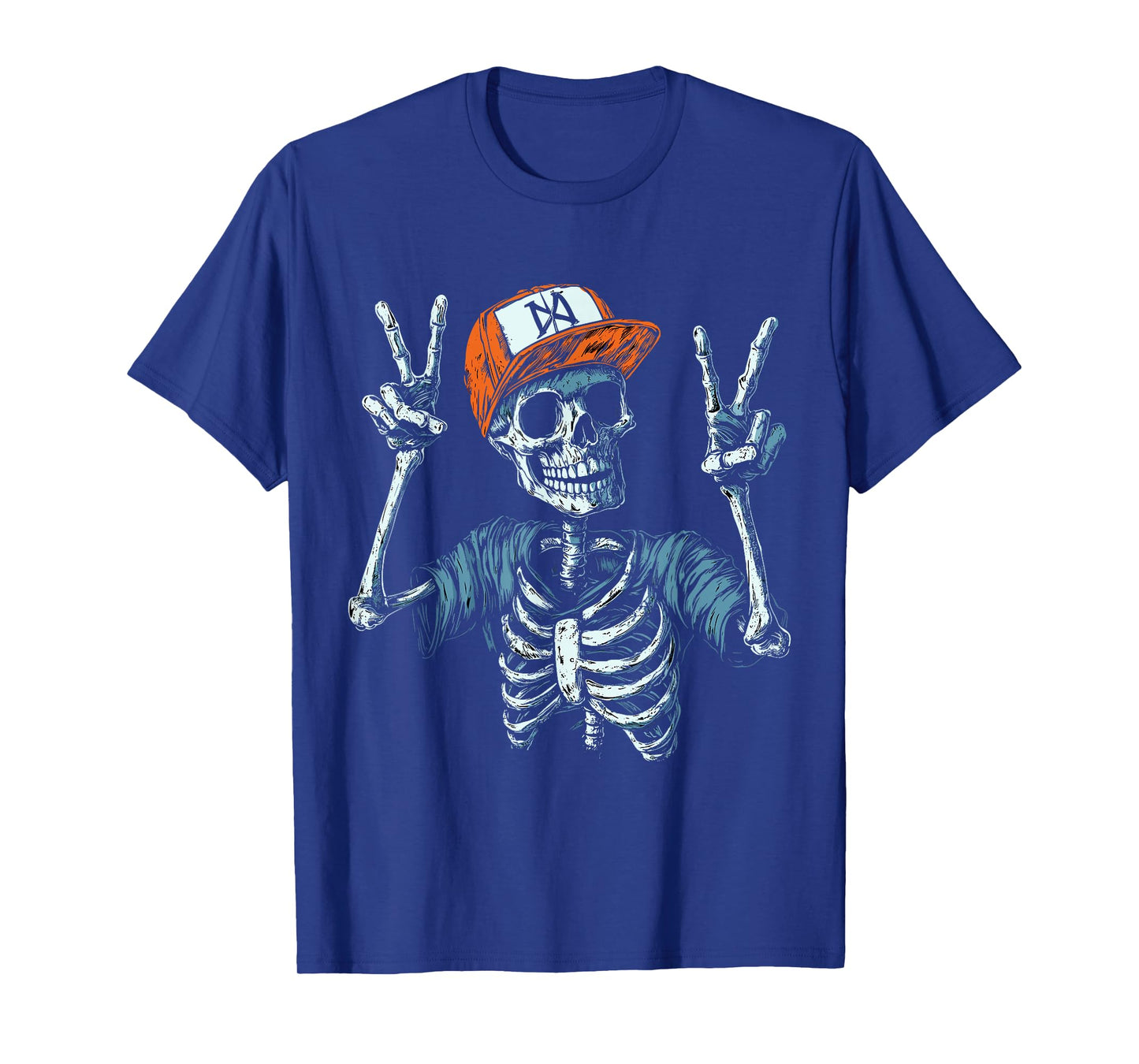 Skeleton Hand Peace Sign Bone T-Shirt