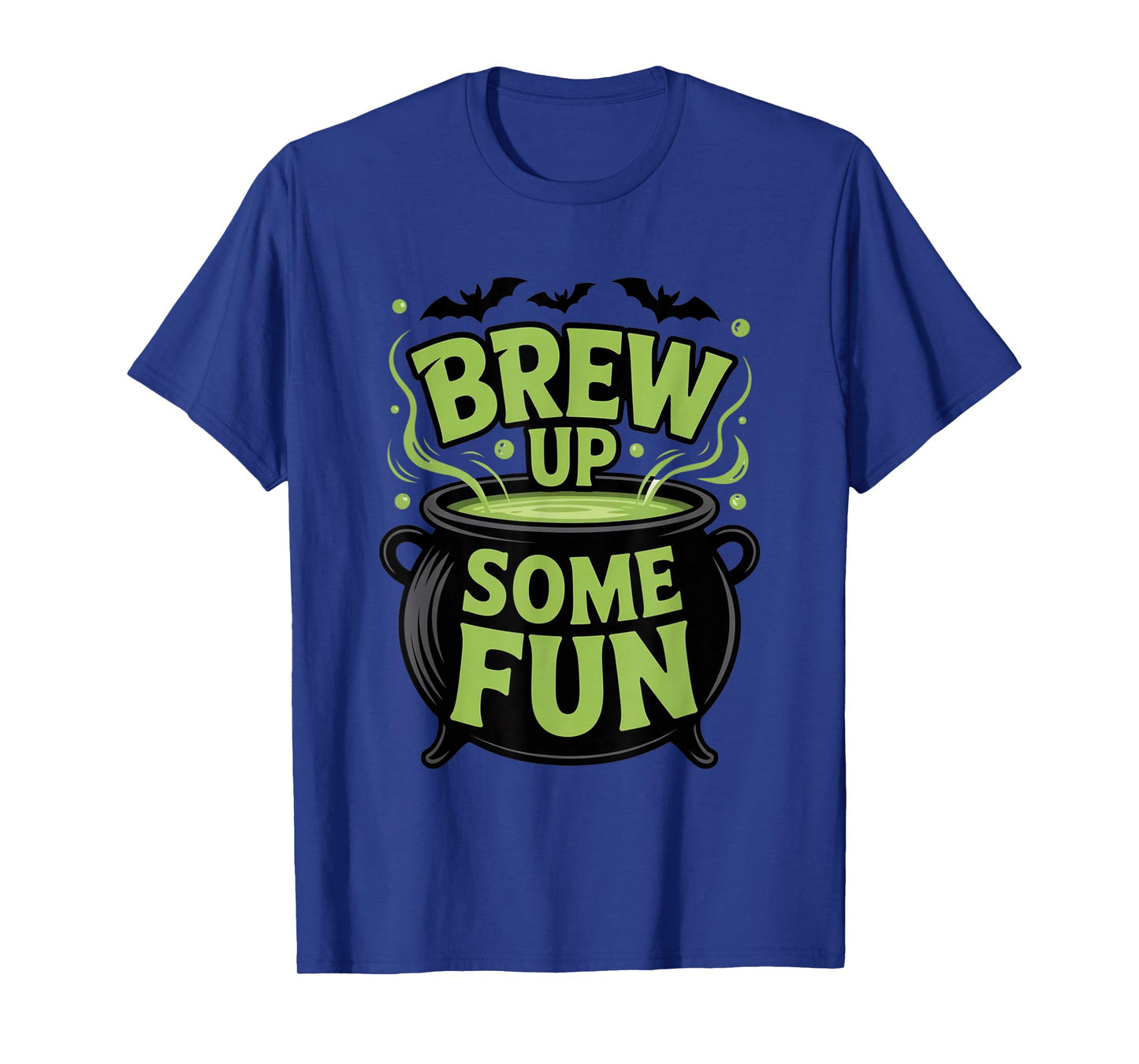 Brew Up Some Fun Halloween Shirt Witch Cauldron Tee T-Shirt