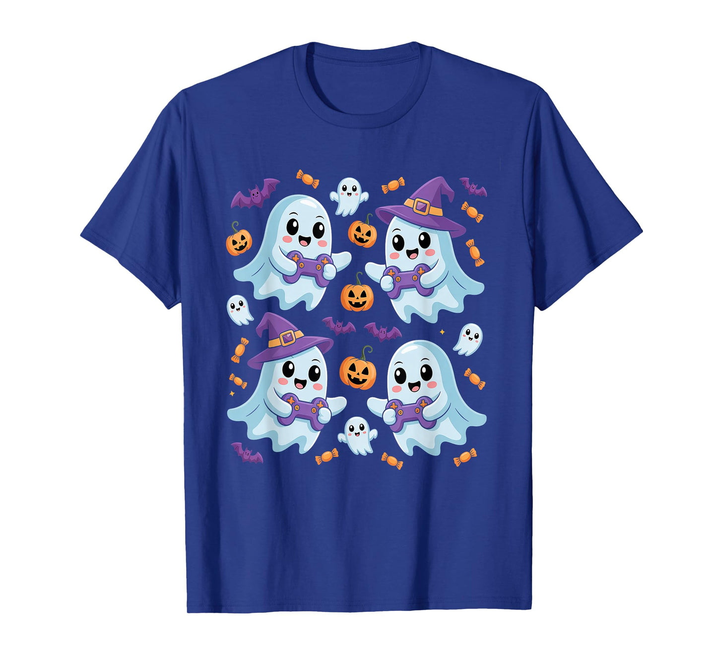 Ghost Gamer - Halloween Video Games Spooky Controller T-Shirt