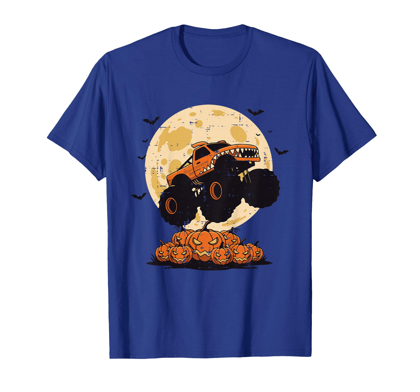 Kids Halloween Monster Truck Pumpkins Costume Boys Kids Toddler T-Shirt
