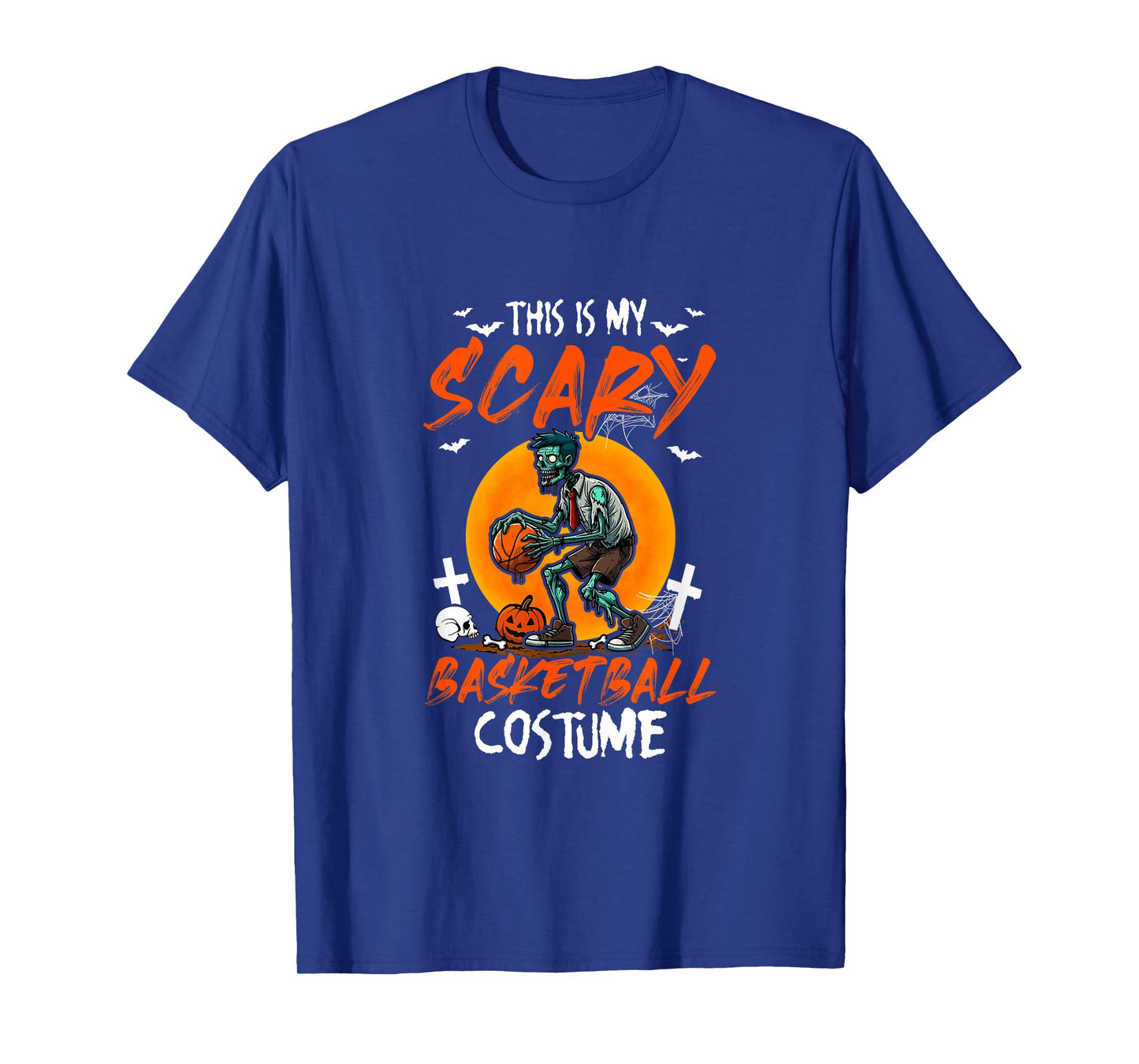 My Scary Basketball Costume Halloween Player Matching Team T-Shirt