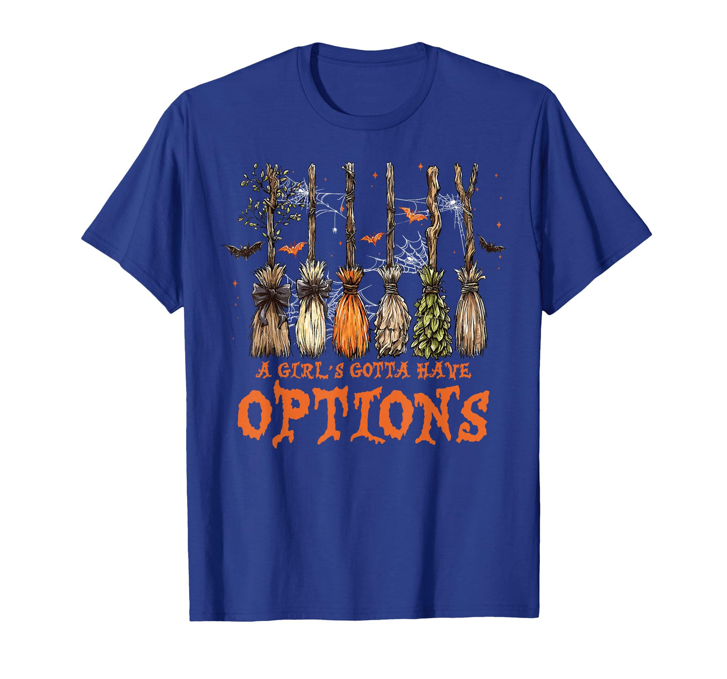 Retro A Girl’s Gotta Have Options Spooky Witches Halloween T-Shirt