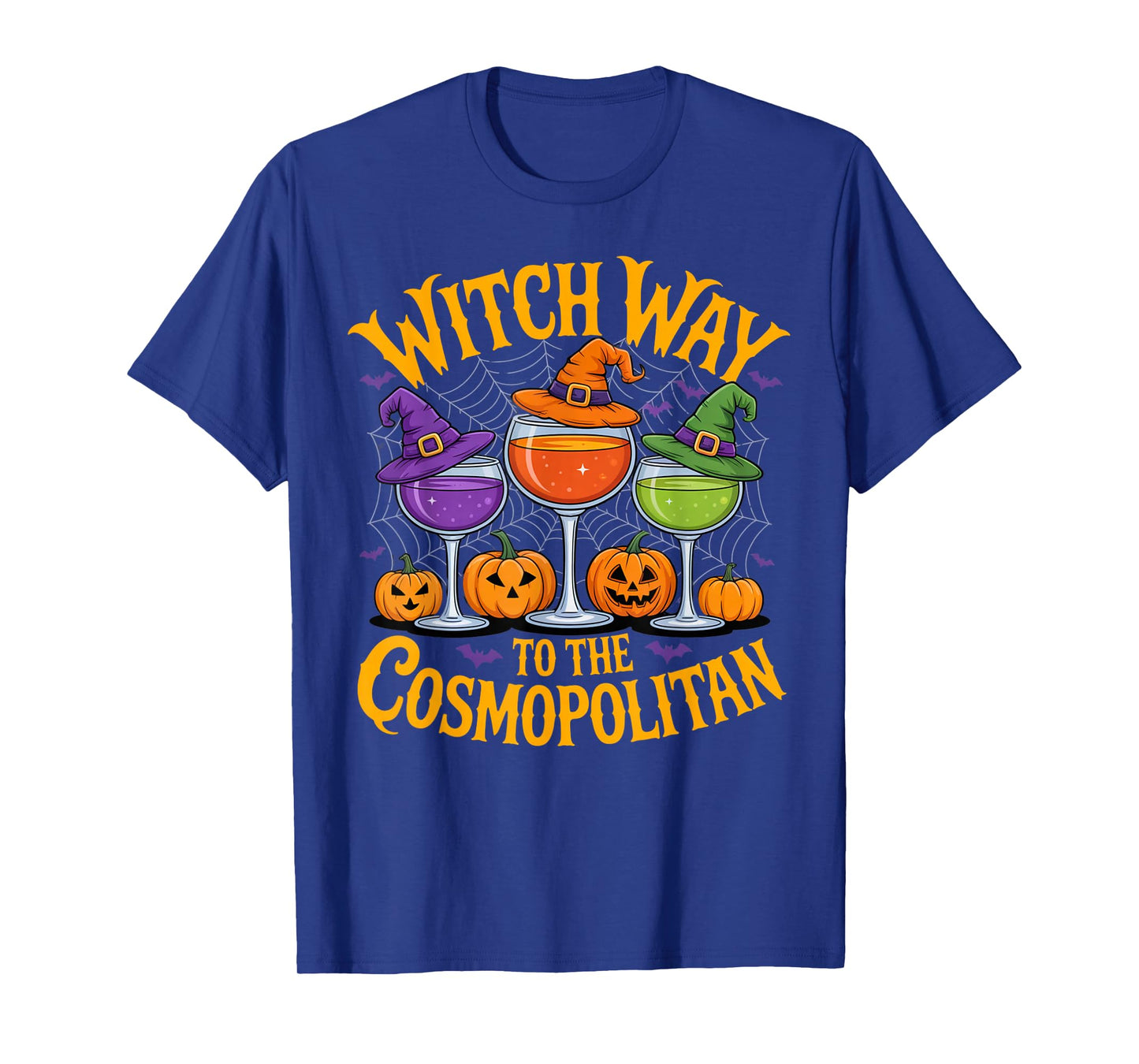 Witch Way to The Cosmopolitan Funny Halloween Drinking T-Shirt