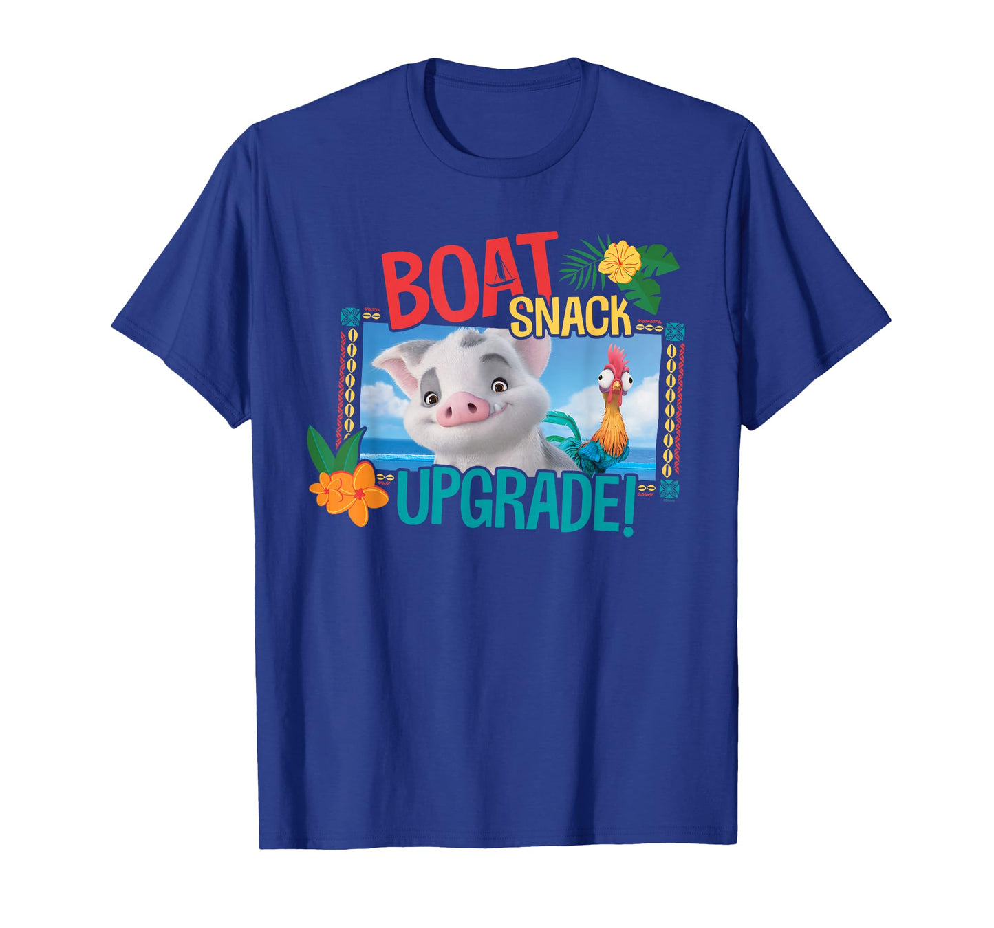 Disney Moana 2 Pua and Heihei Boat Snack Upgrade Funny T-Shirt