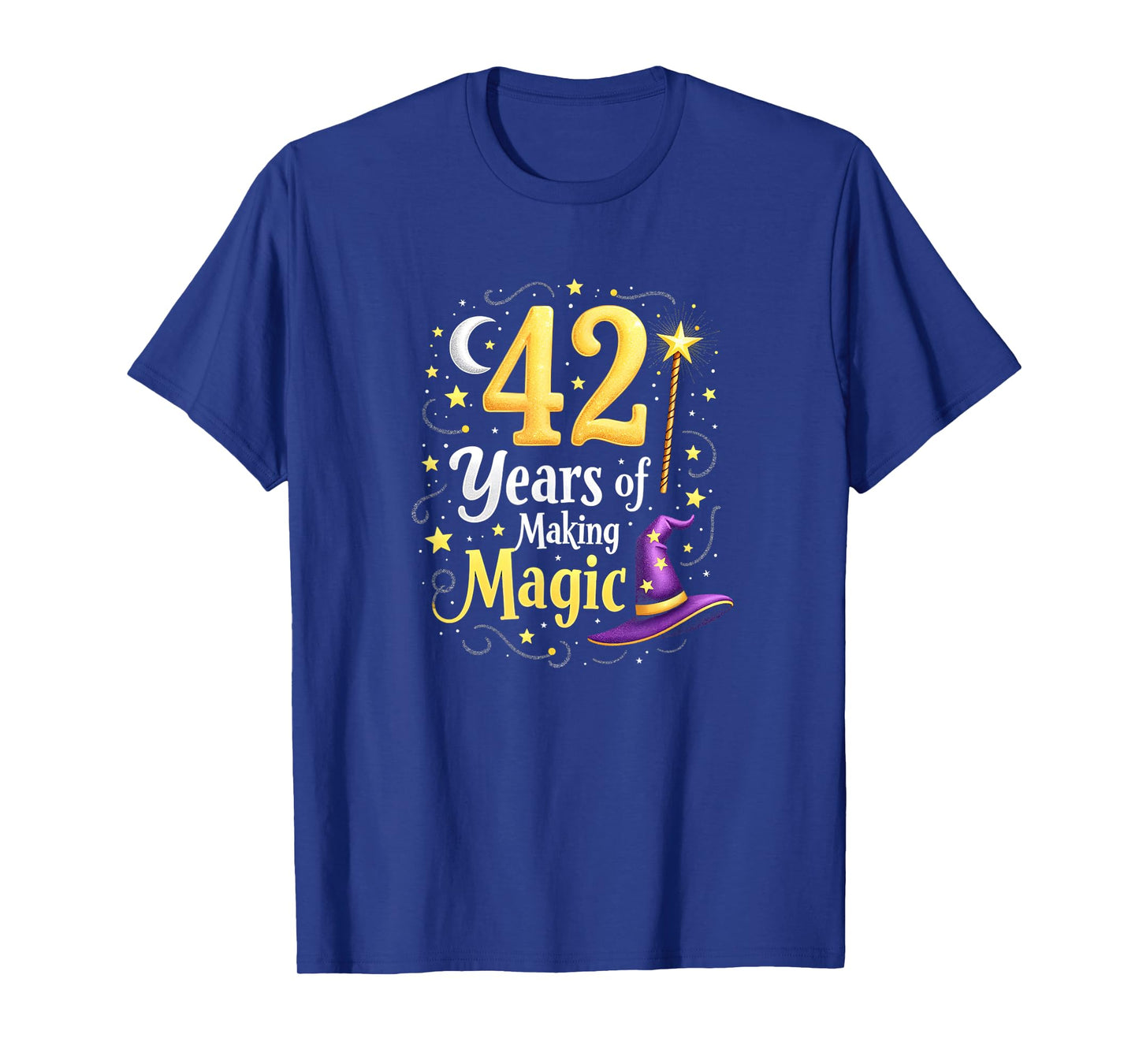 42 Years of Magic Birthday Gift for Wizards & Witches T-Shirt