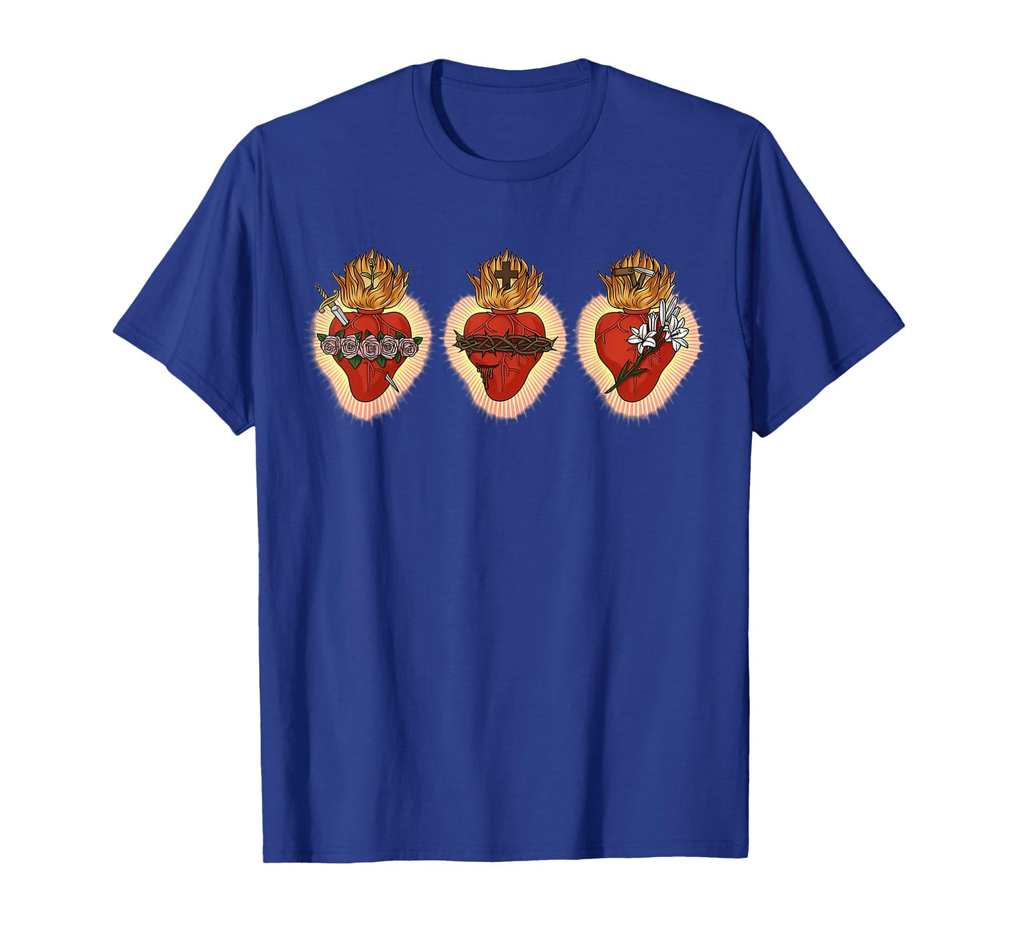 Sacred Immaculate and Most Chaste Heart Jesus Mary Joseph T-Shirt