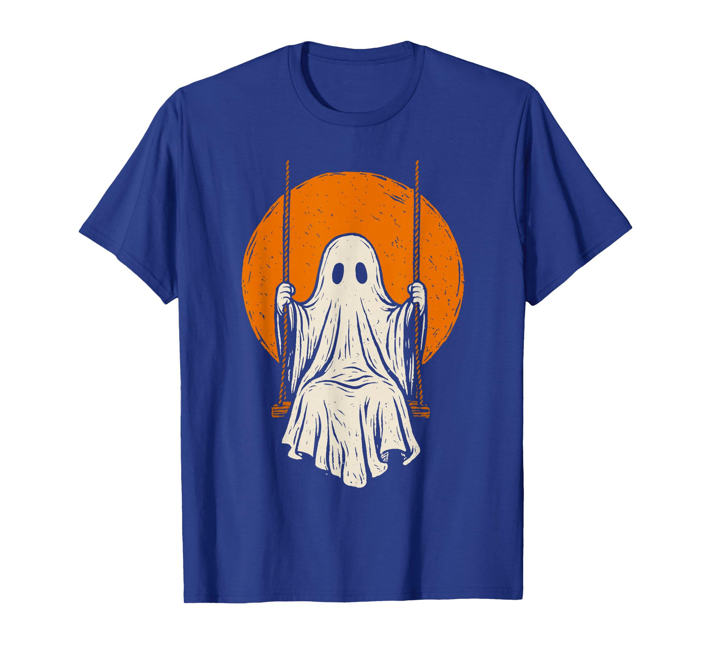 Retro Vintage Ghost Swing Halloween Costume Men Women Kids T-Shirt