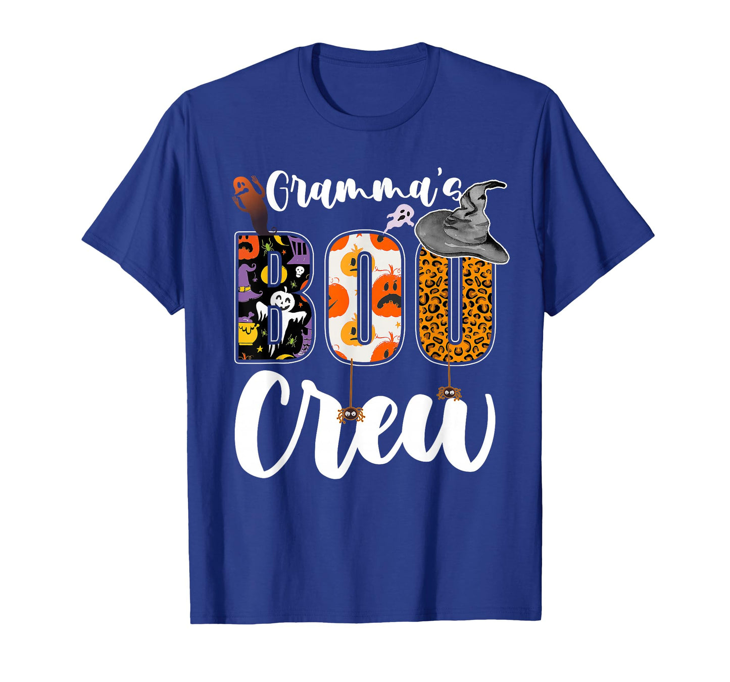 Gramma's Boo Crew Halloween Grandma Grandkids Matching T-Shirt