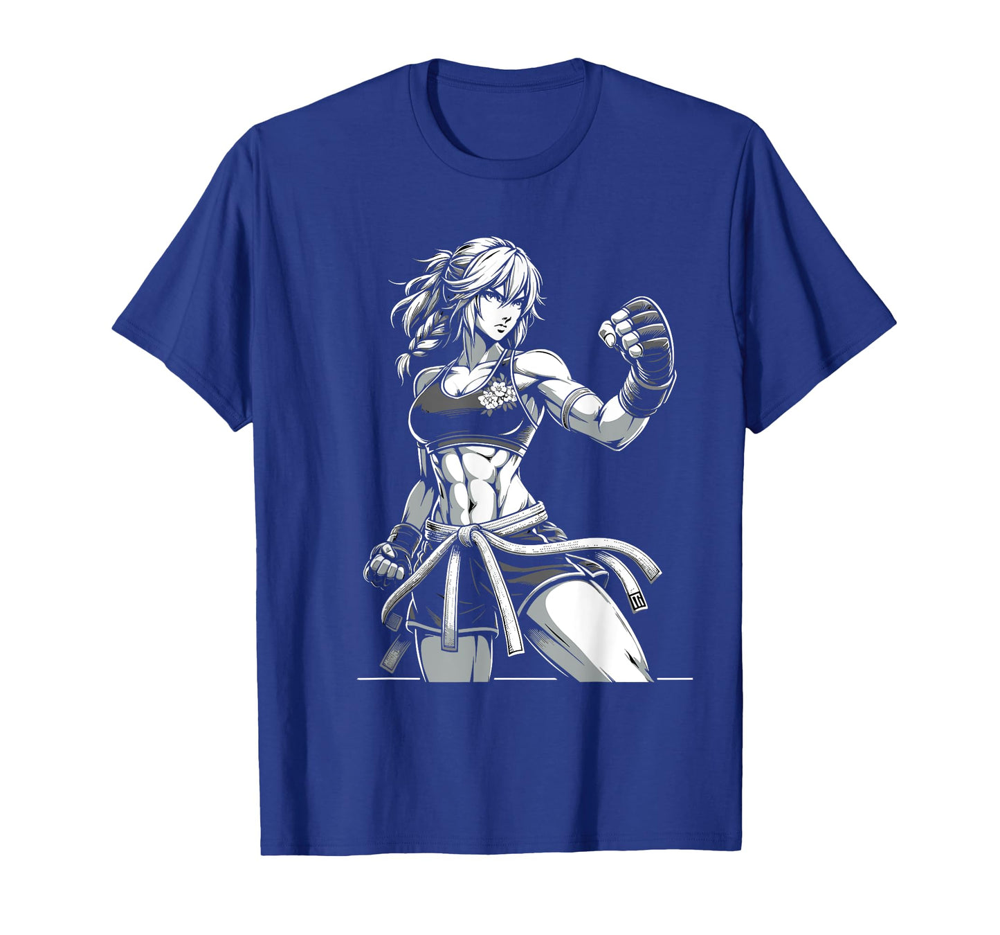 Anime Girl Fighter | Anime Gym Cute Vintage T-Shirt