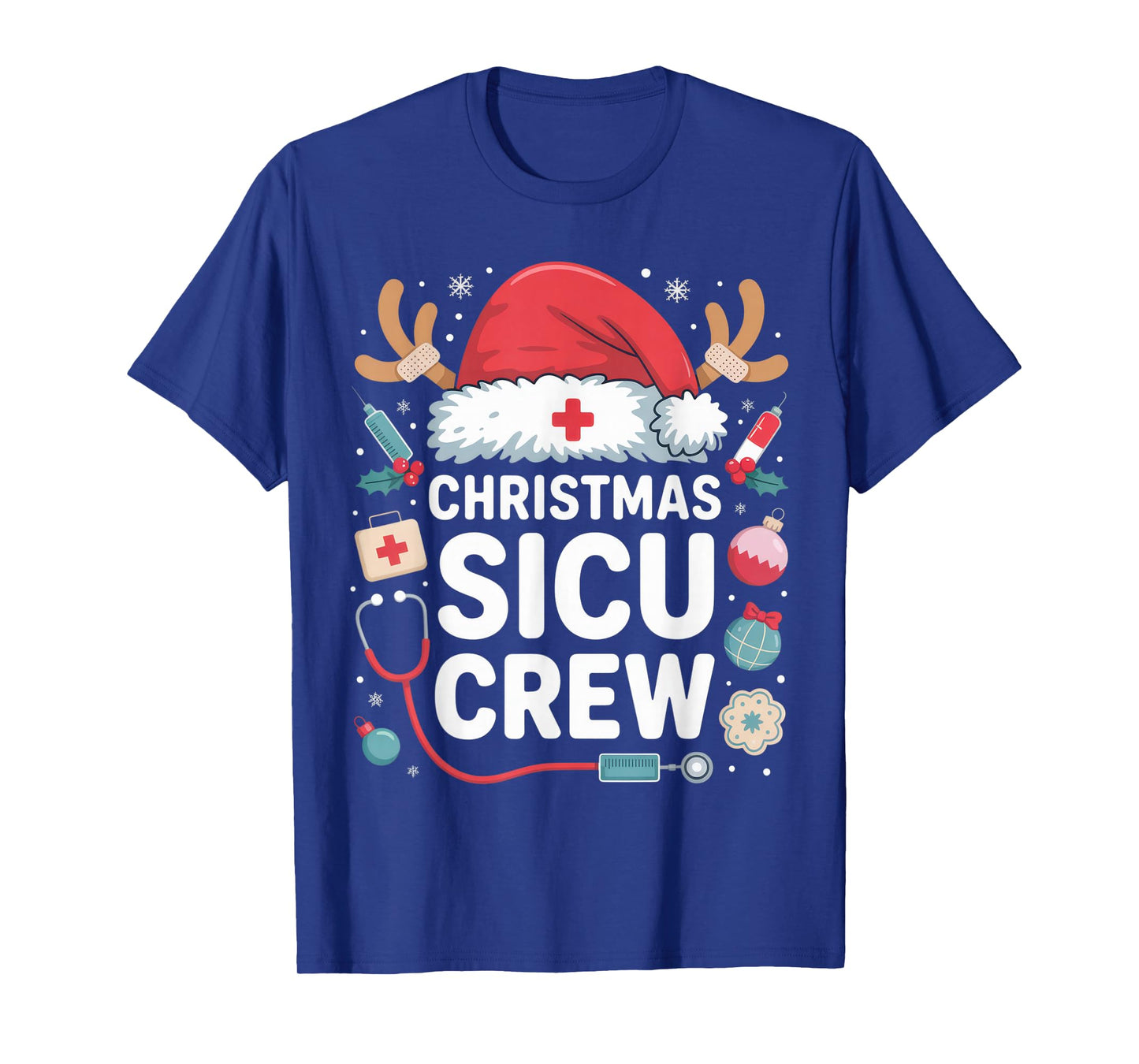 Christmas SICU Crew Holiday Nurse Medical Team T-Shirt