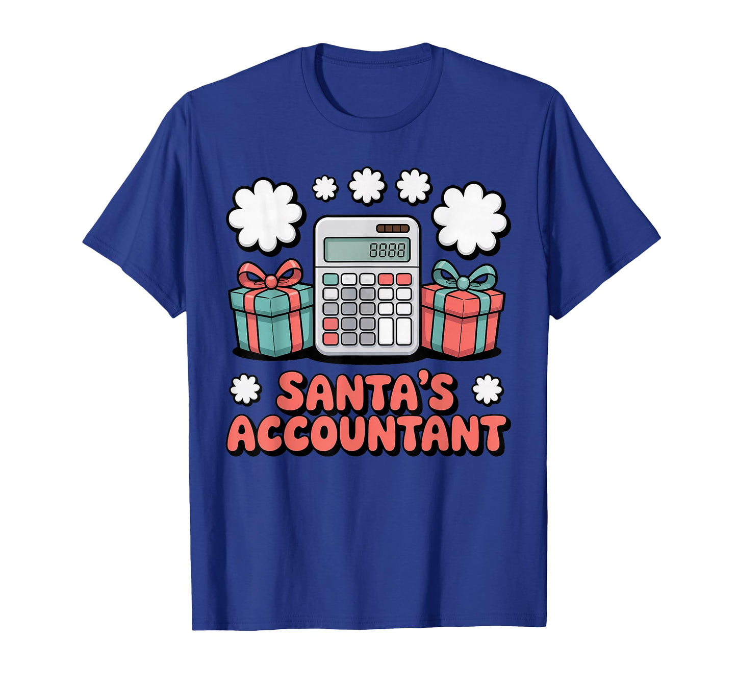 Santa’s Accountant Funny Holiday Accounting T-Shirt