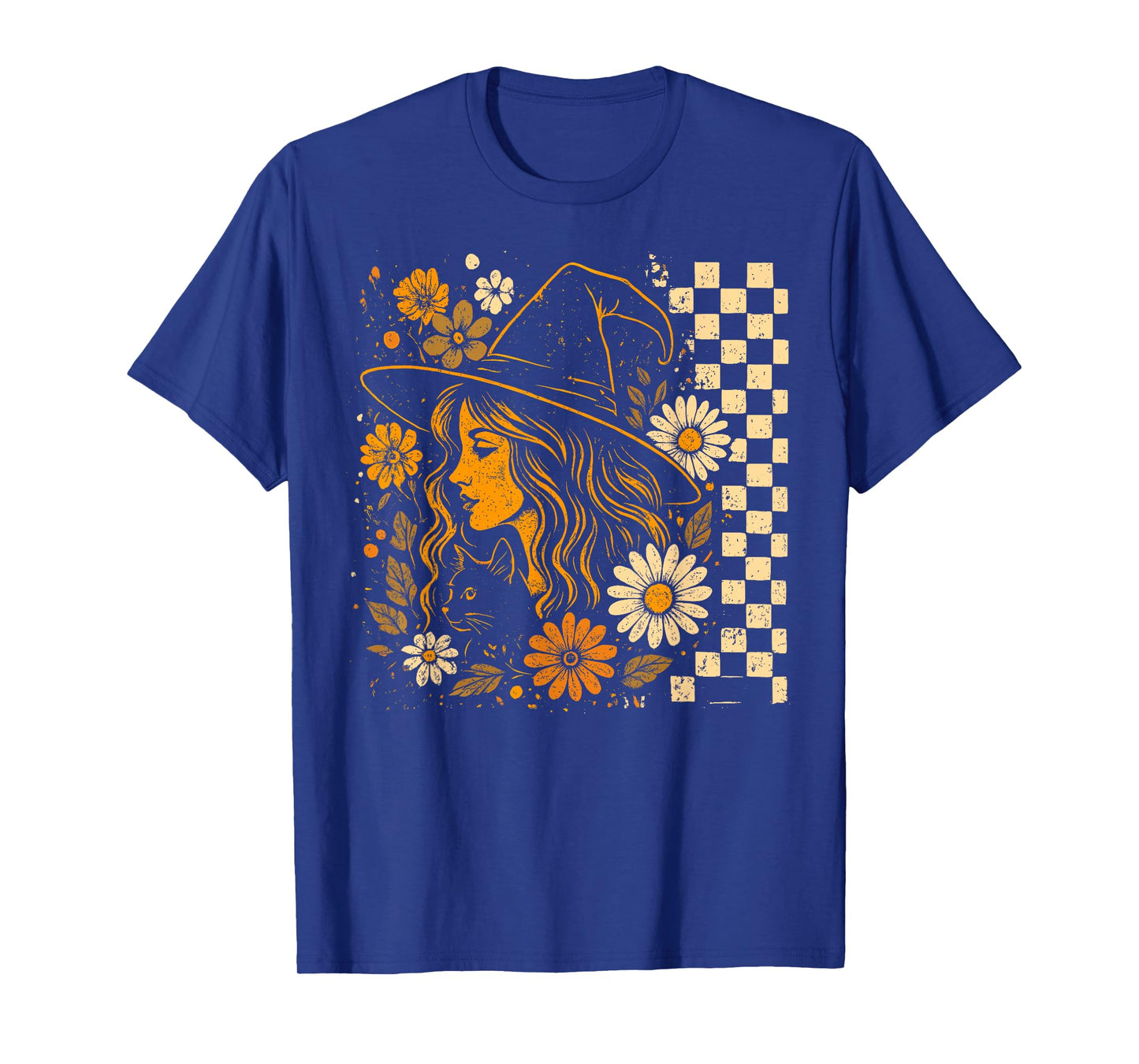 Floral Boho Halloween Witch T-Shirt