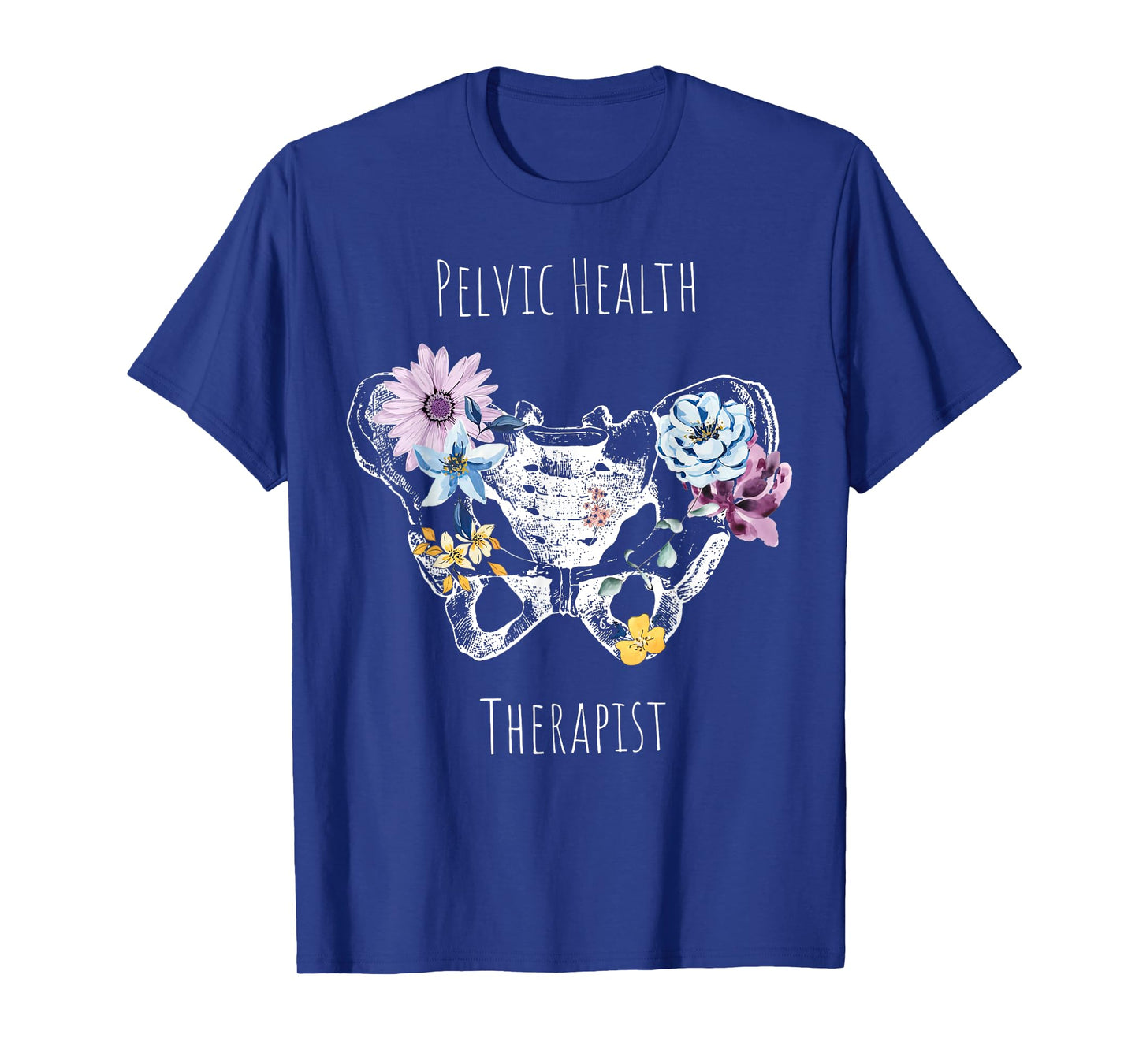 Vintage Pelvic Health Therapist Cute Pelvic Floor Flowers T-Shirt