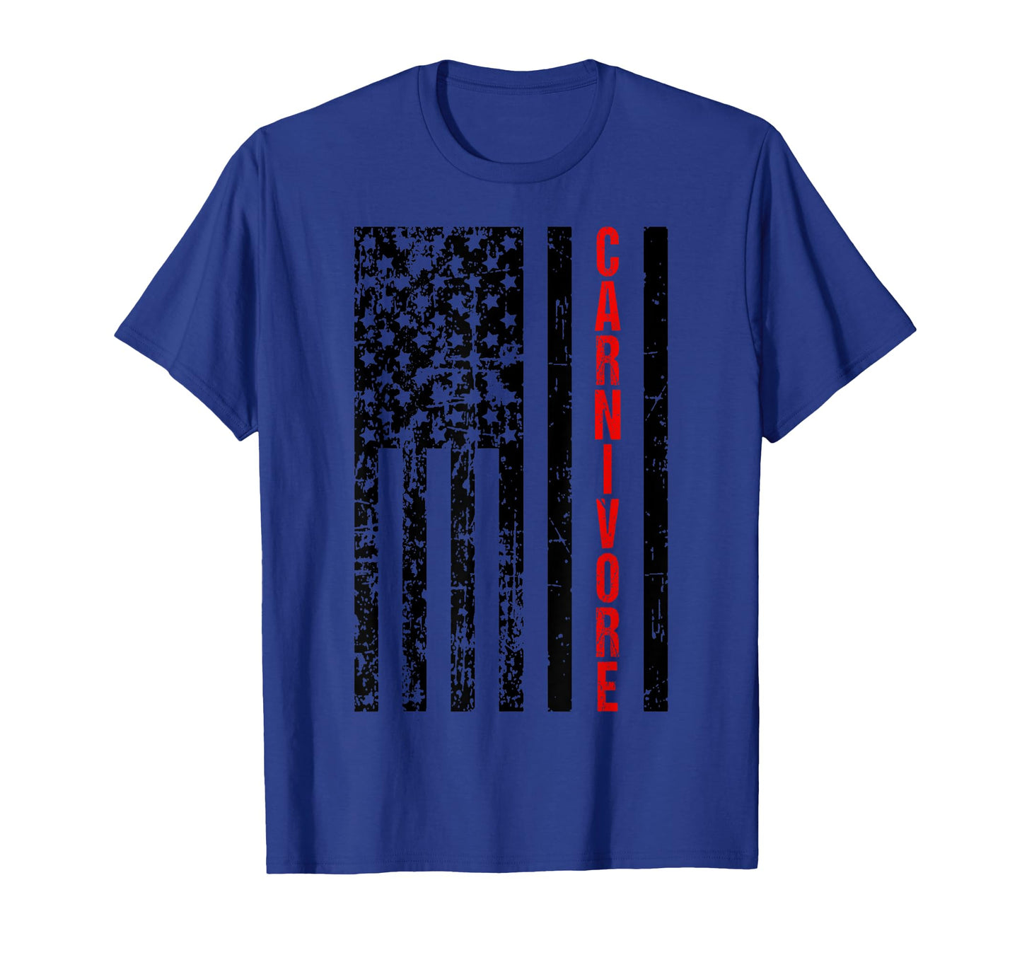 American Flag Carnivore Diet Meat Eater T-Shirt
