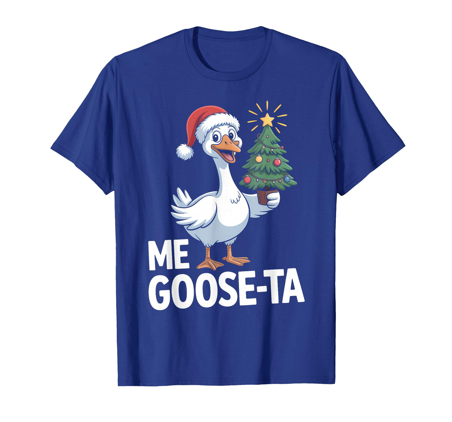 Me Goose Ta Mexican Funny Christmas Spanish Goose Pun T-Shirt