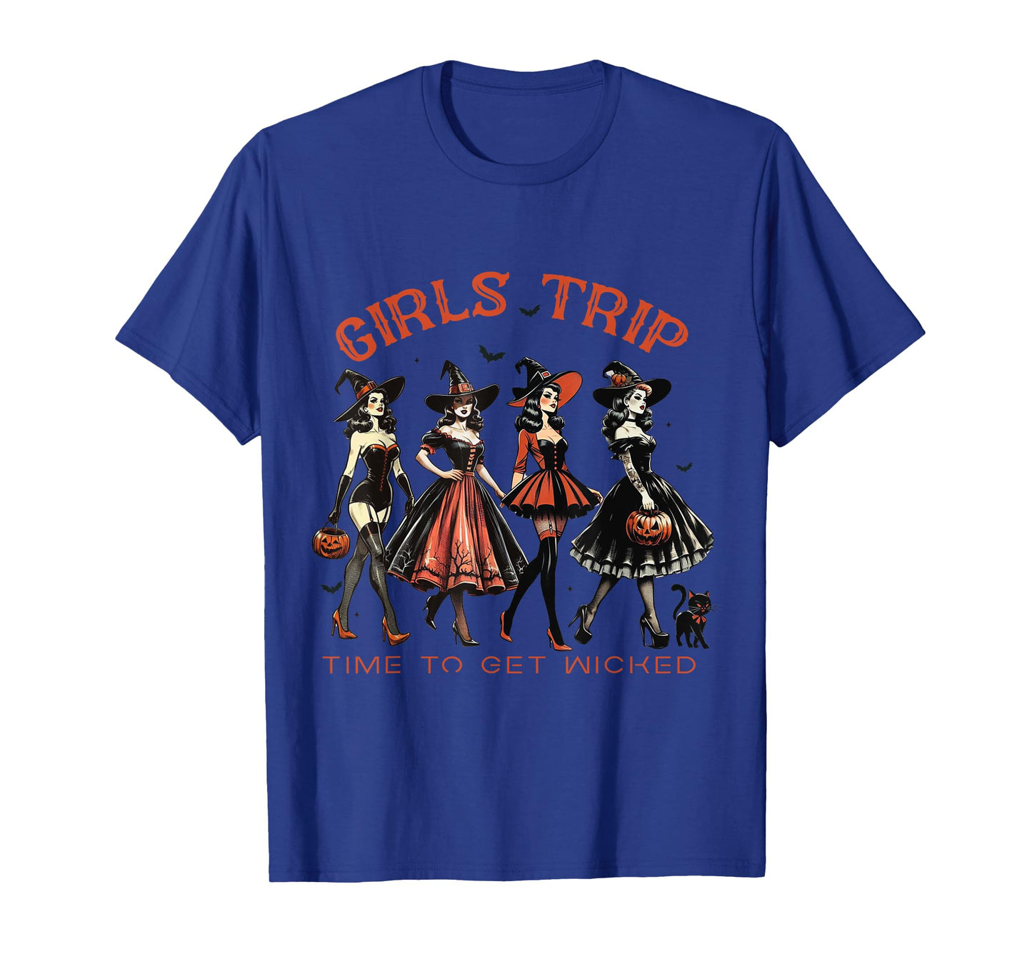 Salem Girls Trip Time to Get Wicked Vintage Halloween T-Shirt