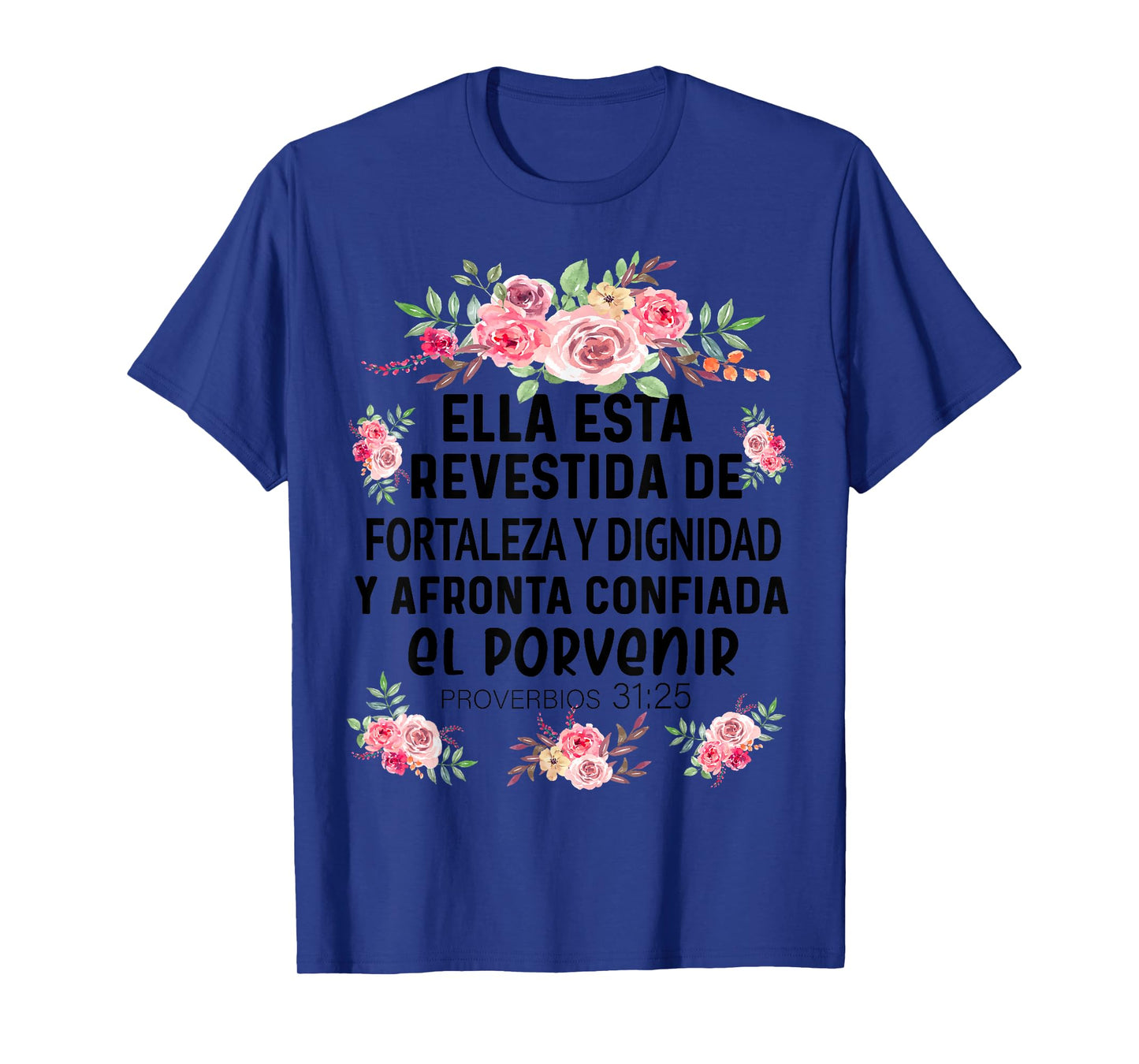 Camiseta cristiana en espanol Versiculo Spanish Christians T-Shirt