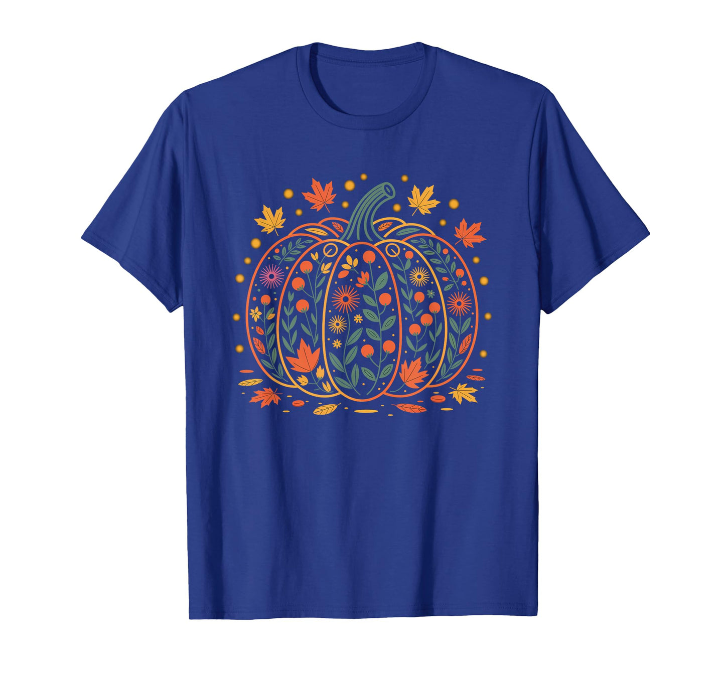 Fall Women Vintage Pumpkin Autumn Graphic Thanksgiving 2025 T-Shirt
