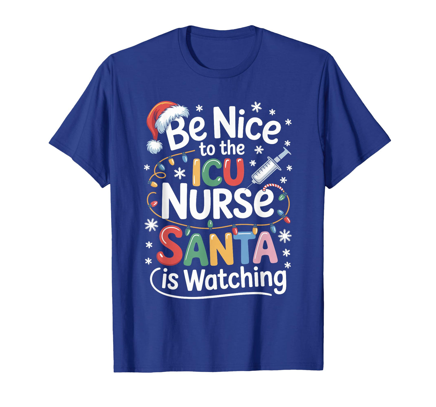 Funny School Nurse Christmas Nursing Humor Xmas T-Shirt