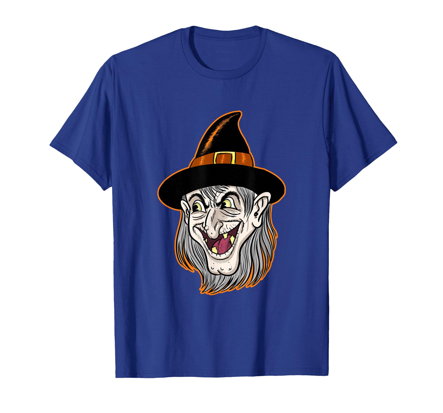 Vintage Witch Happy Halloween Horror Scary Creepy Retro Fun T-Shirt