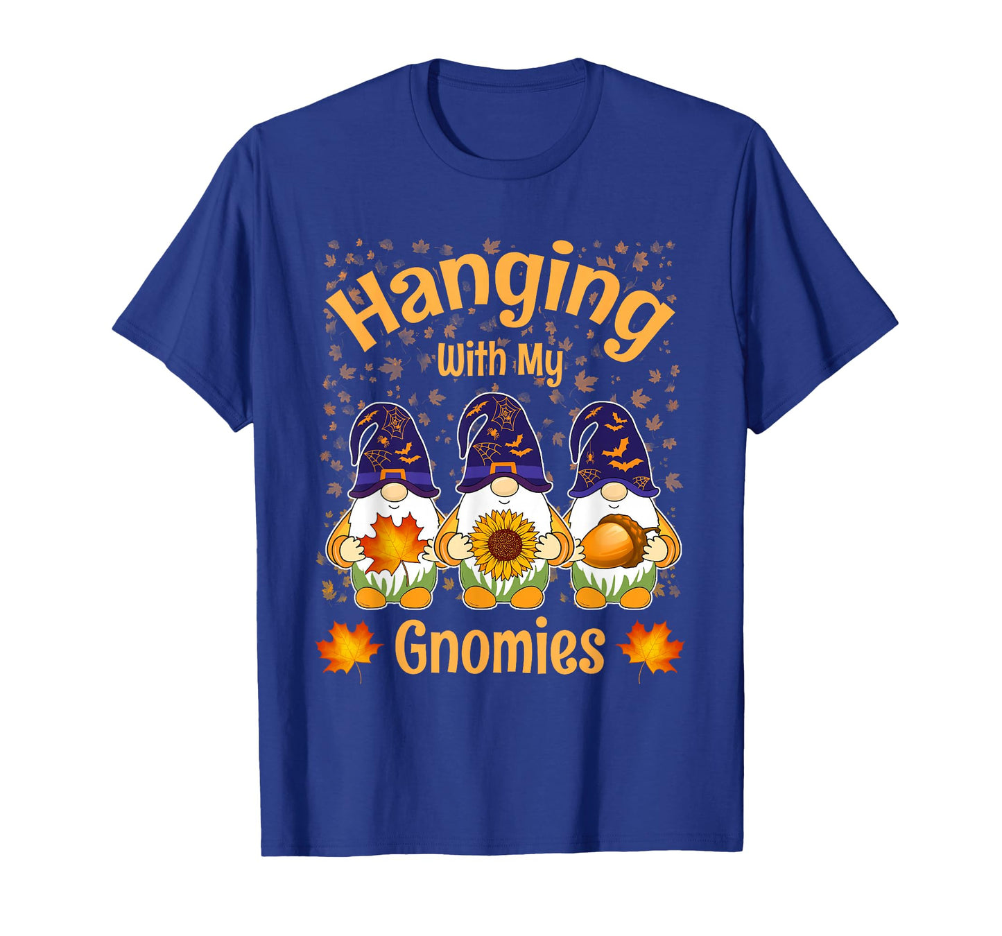 Hanging with My Gnomies Halloween Gnome Witch Men Women Kids T-Shirt