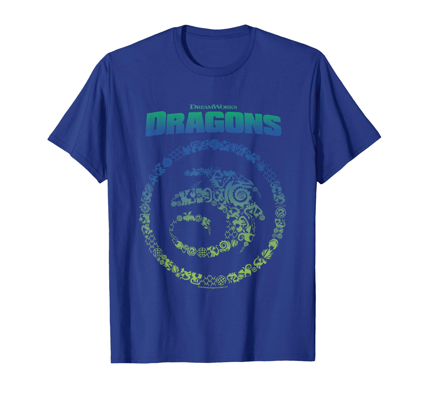 How to Train Your Dragon Toothless Vintage Symbols Logo T-Shirt