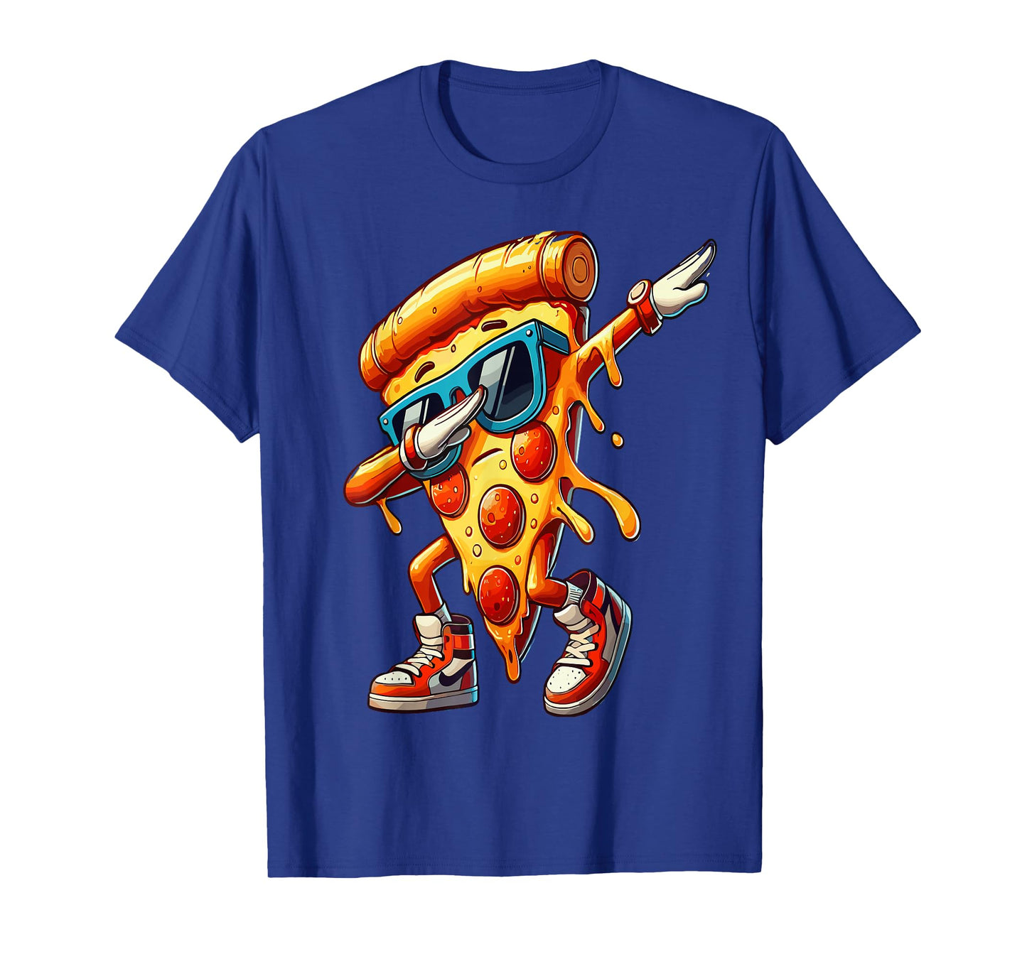 Dabbing Pizza Slice Fun Graphic Tee for Food Lovers T-Shirt