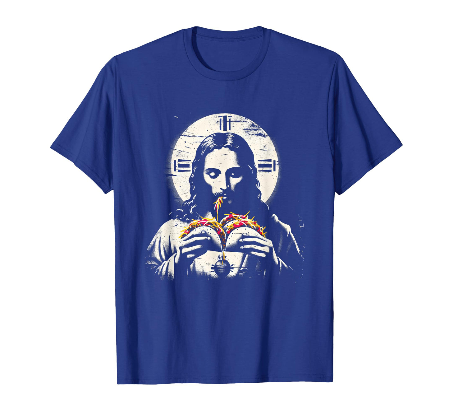 Jesus Eating Tacos - Funny Christian Religious Taco Lover T-Shirt