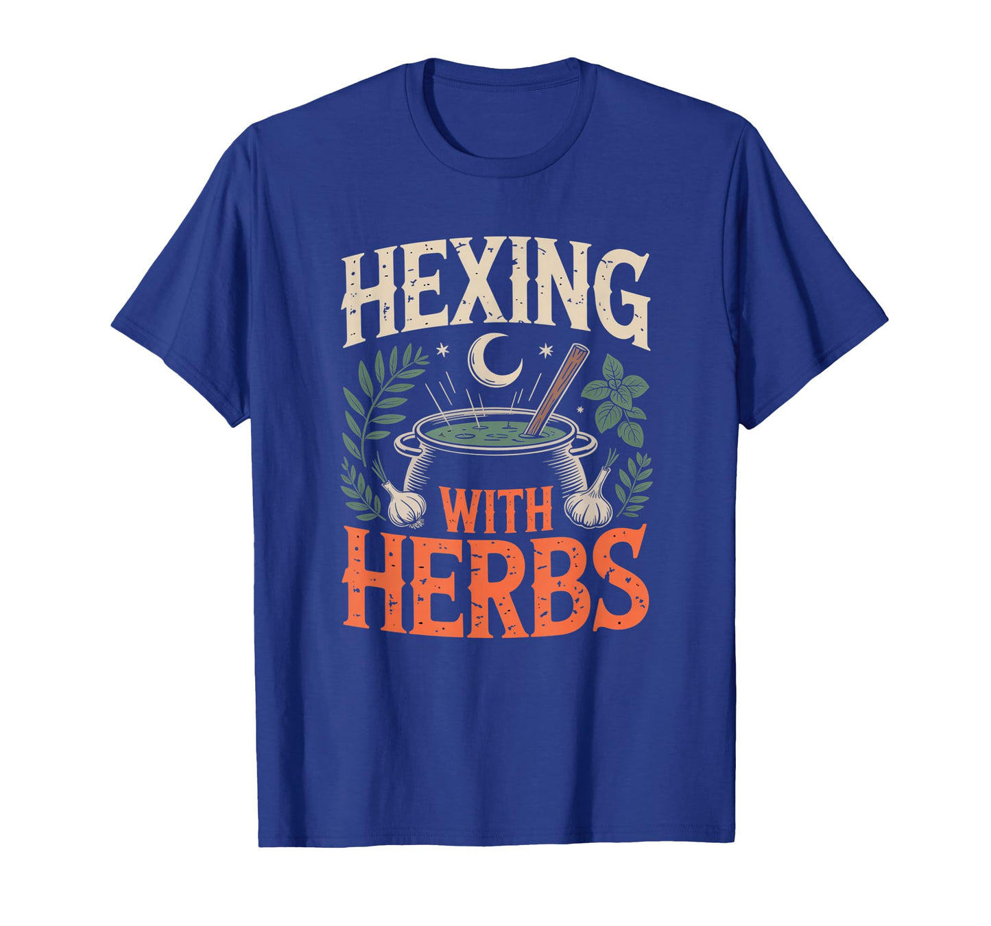 Hexing with Herbs Funny Halloween Witch Herbalist Spooky T-Shirt