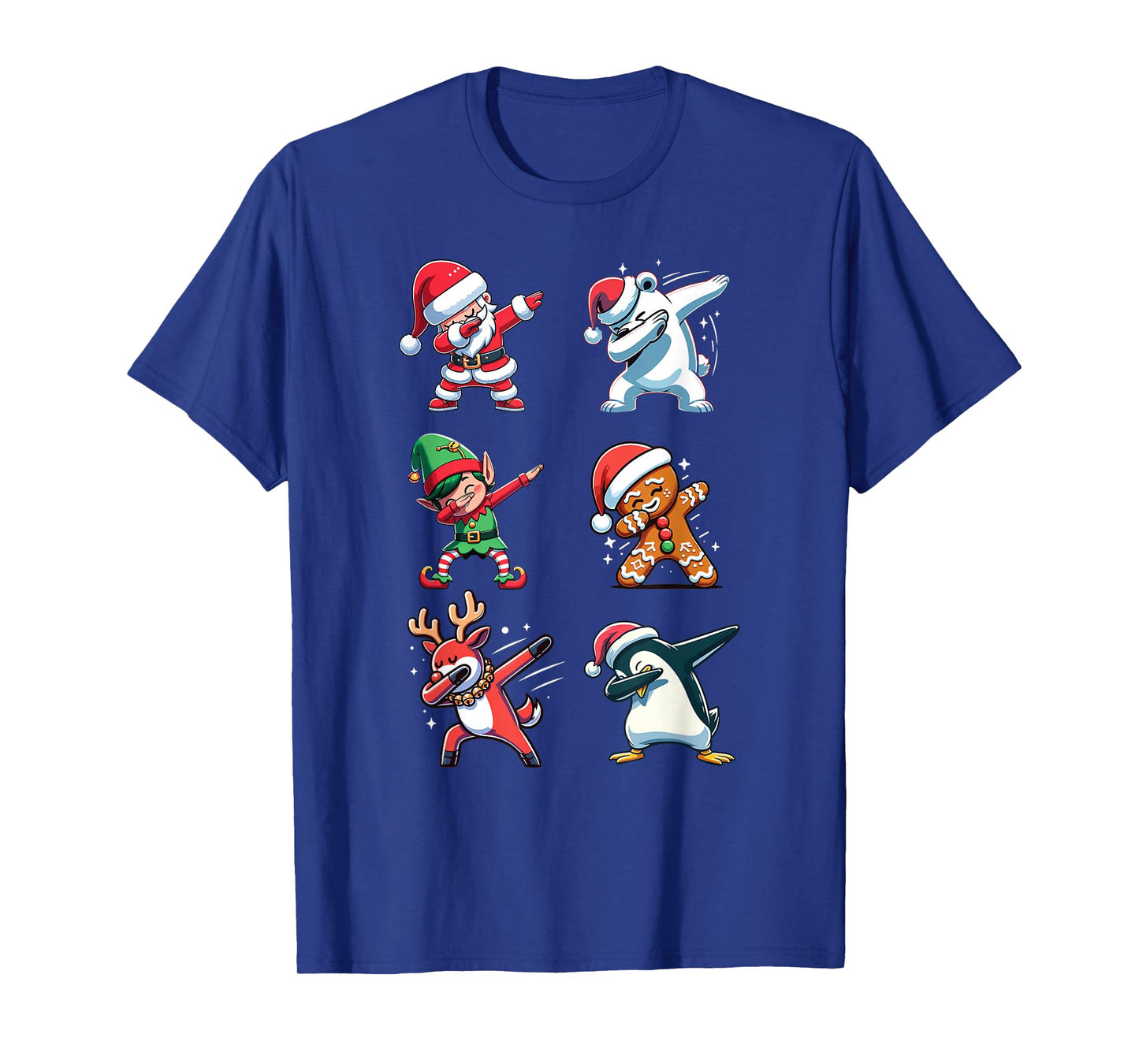 Dabbing Santa Deer Elf Penguin Polar Bear Dab Christmas T-Shirt