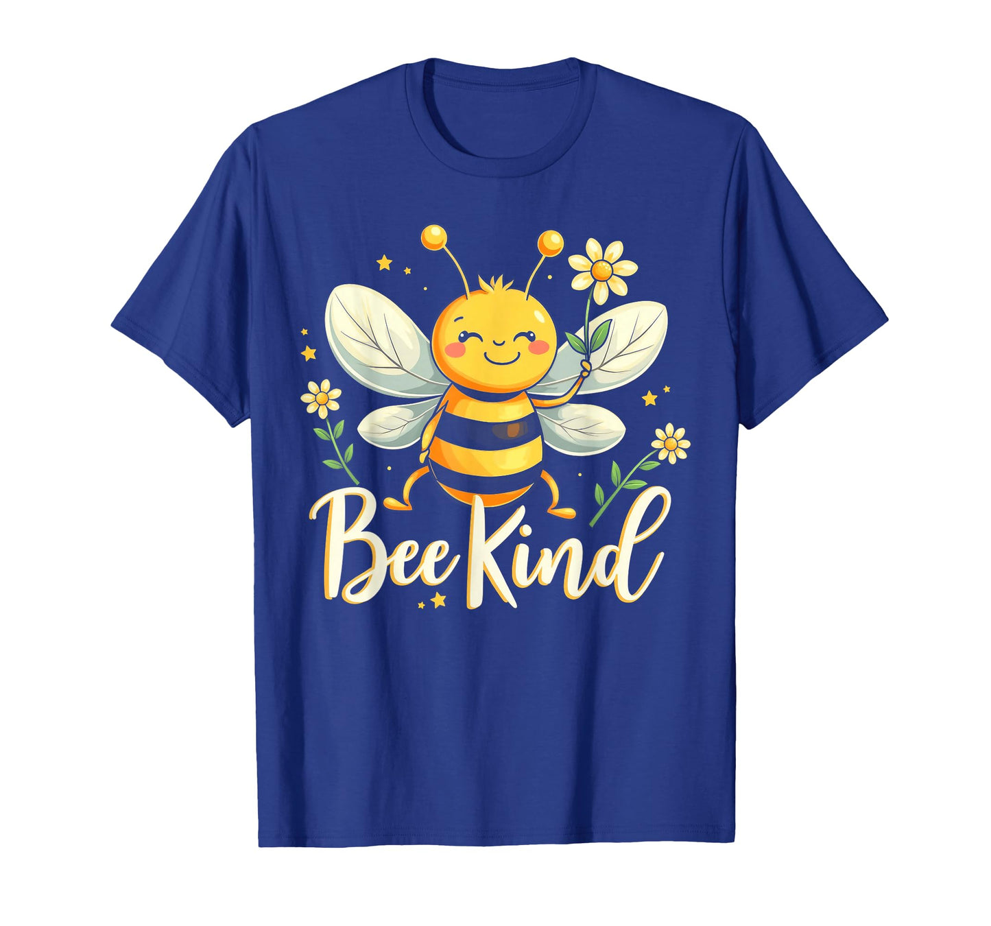 Bee Kind Cute bee with Flower Kindness T-Shirt