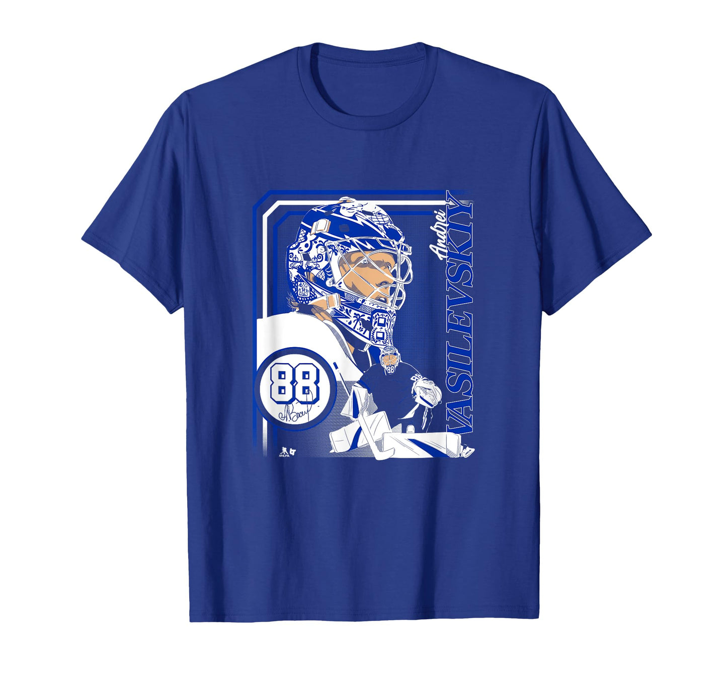 Andrei Vasilevskiy: Collage Frame - Tampa Bay Hockey T-Shirt