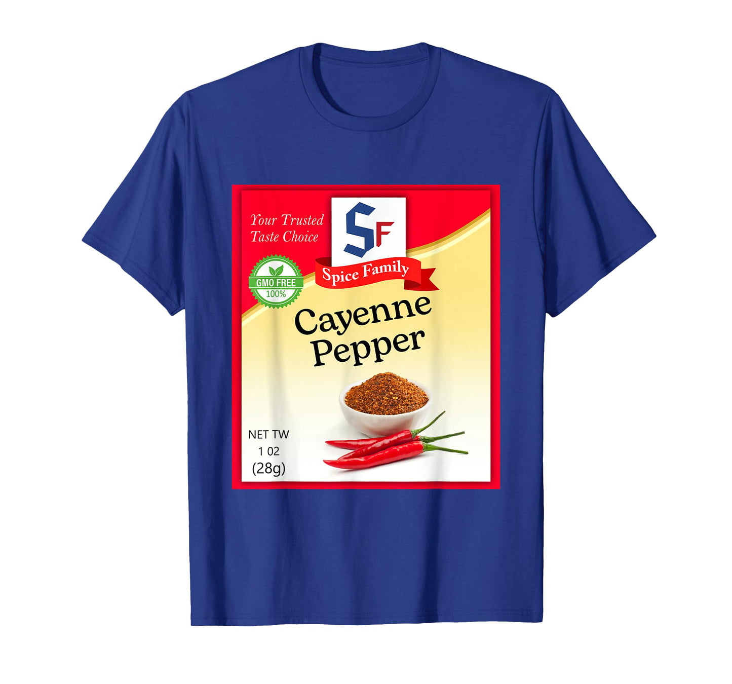 Cayenne Pepper Condiment Holiday Spice Group Costumes T-Shirt
