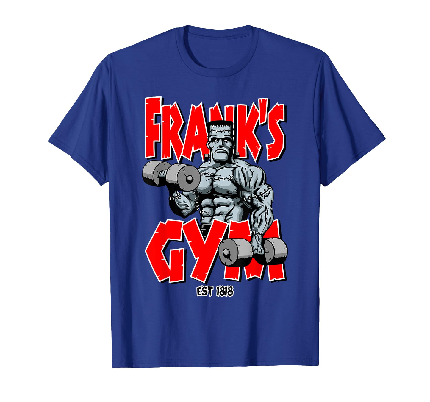 Frankenstein Gym Funny Bodybuilding Fitness Workout T-shirt