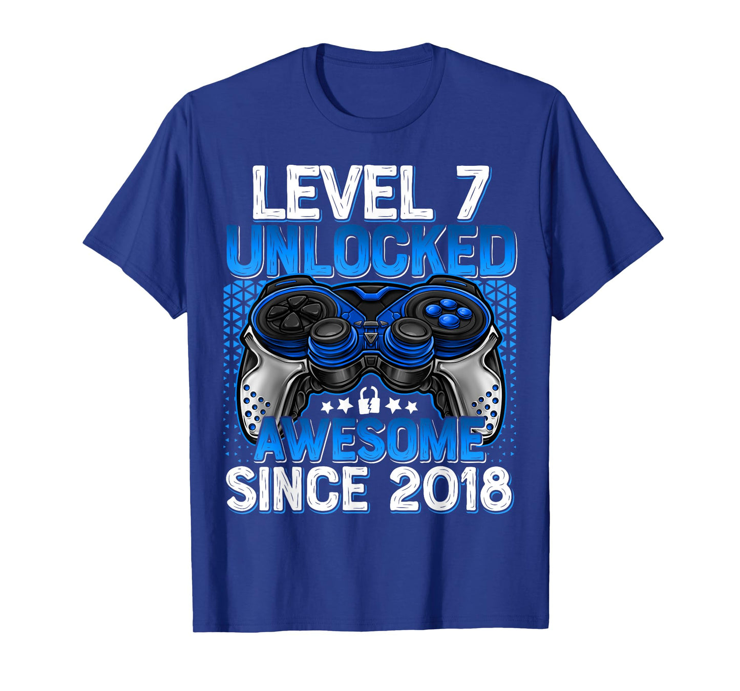 Level 7 Unlocked 7 Year Old Gifts For Boys 7th Birthday Boy T-Shirt