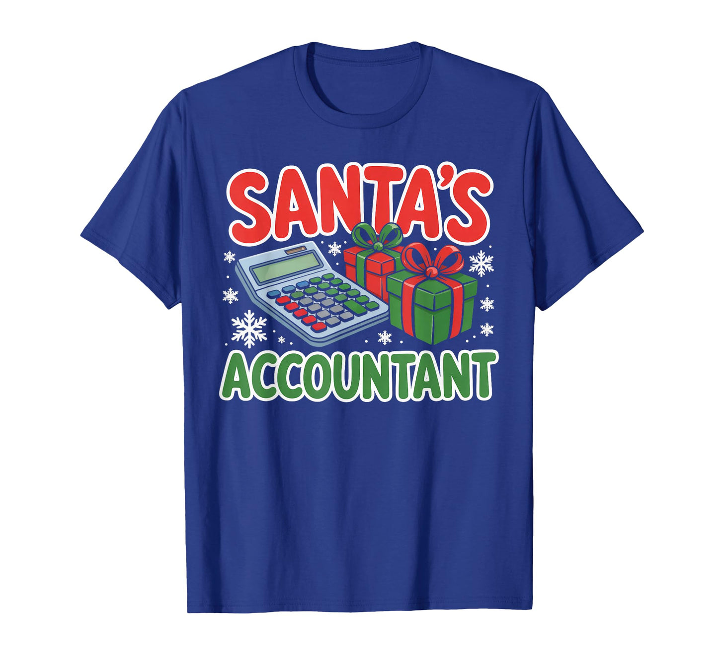 Santa’s Accountant Funny Holiday Accounting T-Shirt