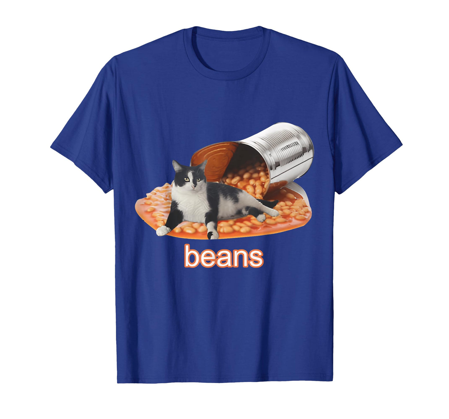 Cat In Can Of Beans & FUNNY MEME CUTE Cat T-Shirt for Men Women Girls Kids