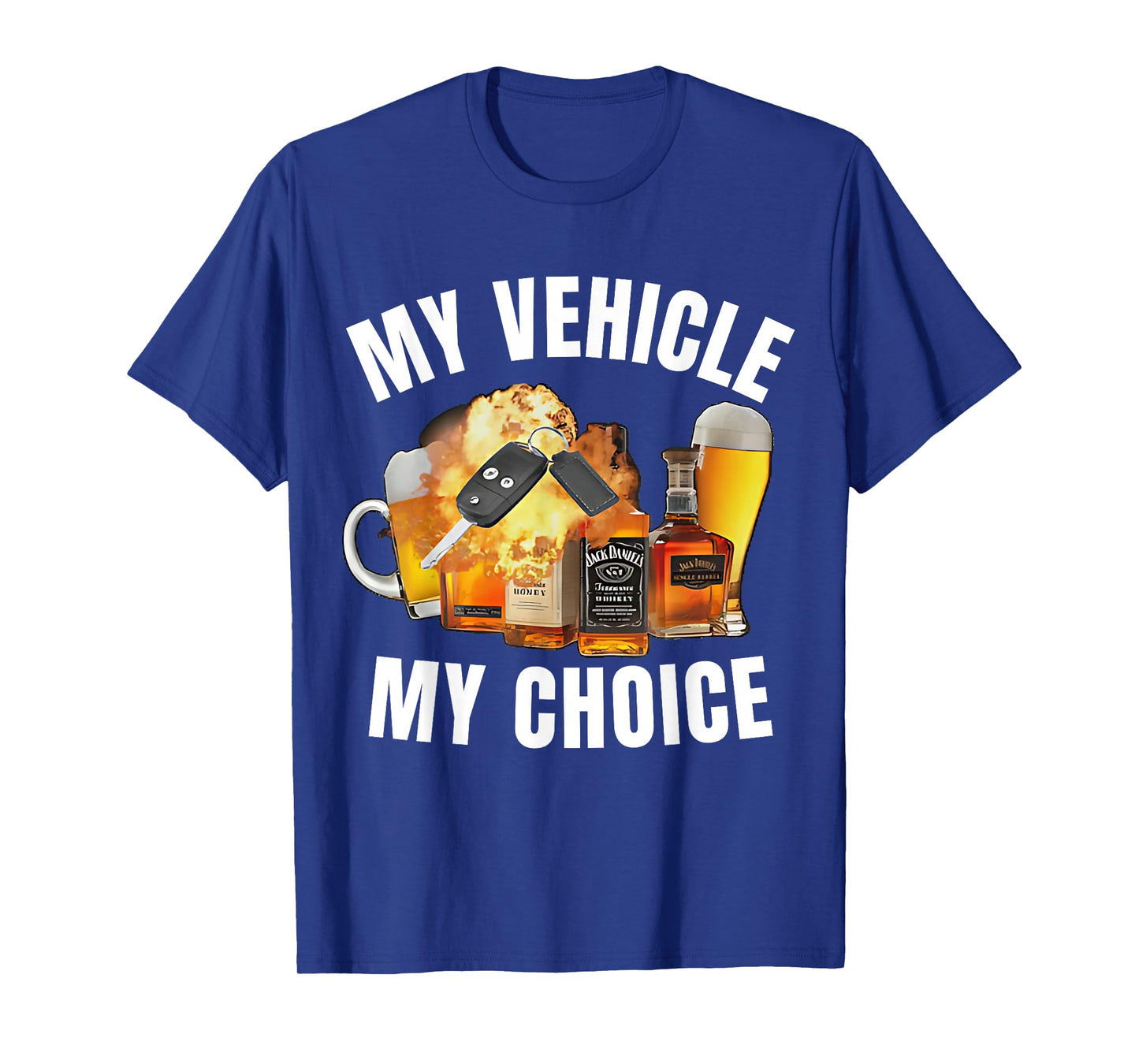 Hilarious Jokes, Memes - My Choice - My Vehicle My Choice - Funny T-Shirt - Black - Small - Short Sleeve - Crew Neck - Modern - Fun - Driving - Car Lovers - Humor Enthusiasts - Adults