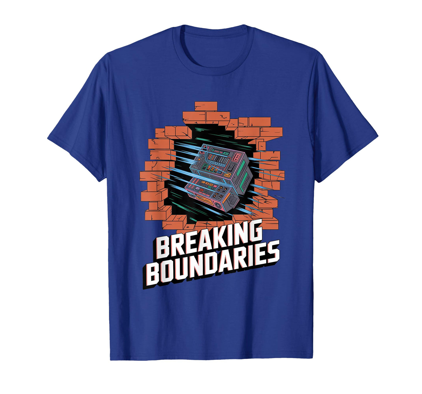 Breaking Boundaries Analog Modular Synth Design T-Shirt