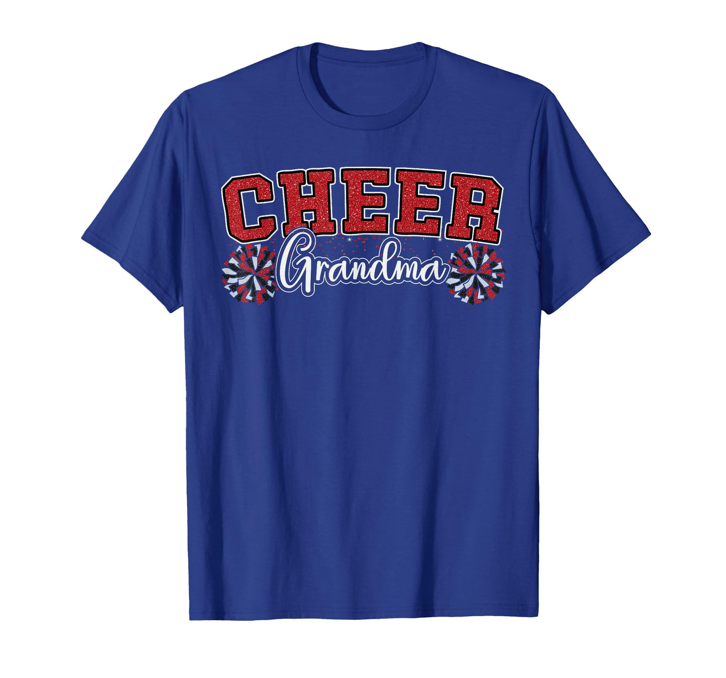 Cheer Grandma My Favorite Cheerleader Calls Me G-ma Red T-Shirt