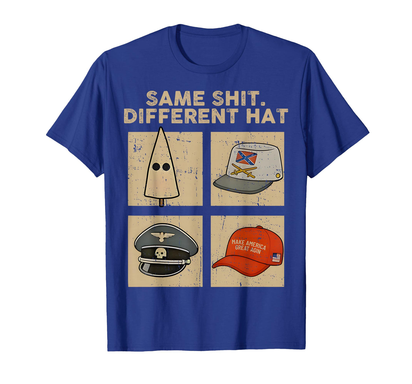 Same Shit Different Hat Retro Vintage Funny for Men Women T-Shirt