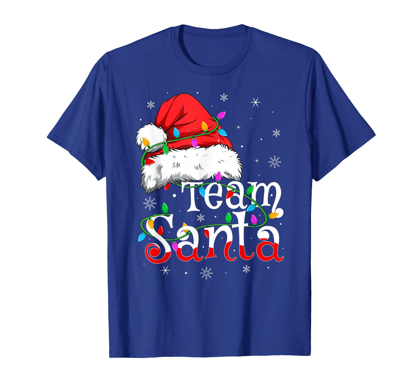 Team Santa Xmas Pajamas Matching Family Group Christmas T-Shirt