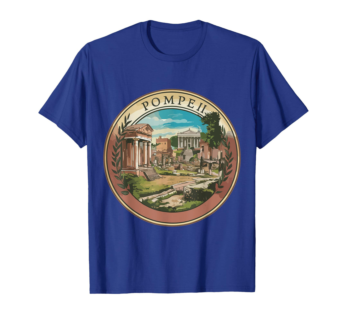 Italy Roman Empire Souvenir Pompeii Outfit Volcano T-Shirt