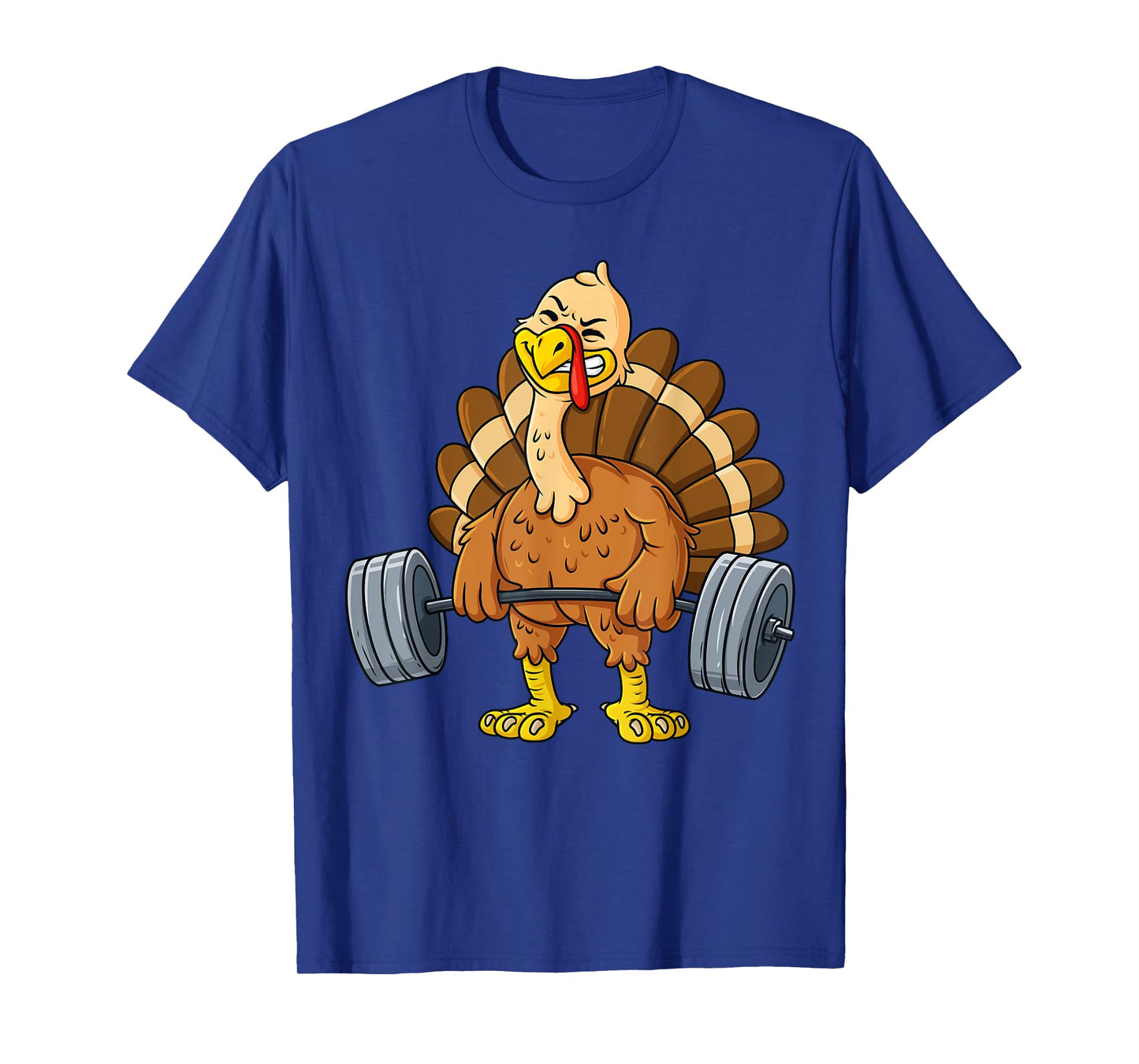 Turkey Deadlift Funny Thanksgiving Day Fitness Weightlifting T-Shirt