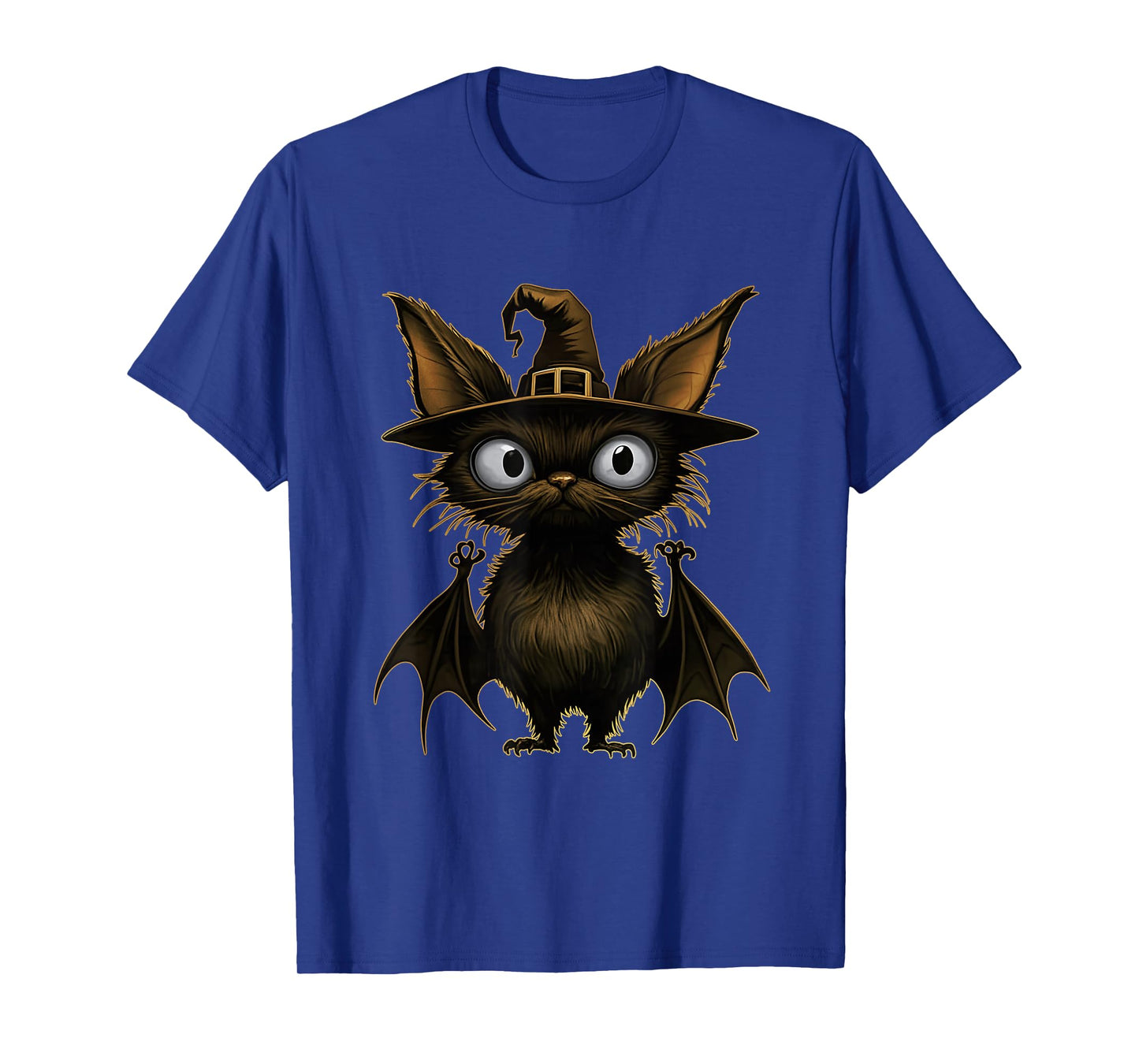 Cute Bat Wearing Witch Hat Trying Be Sc ARY Halloween Bat T-Shirt