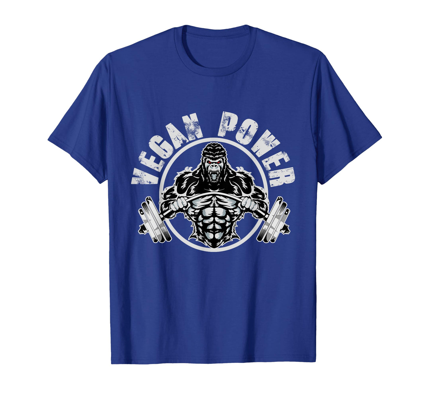 Vegan Power - Vegan Muscle Gorilla Bodybuilder Workout T-Shirt