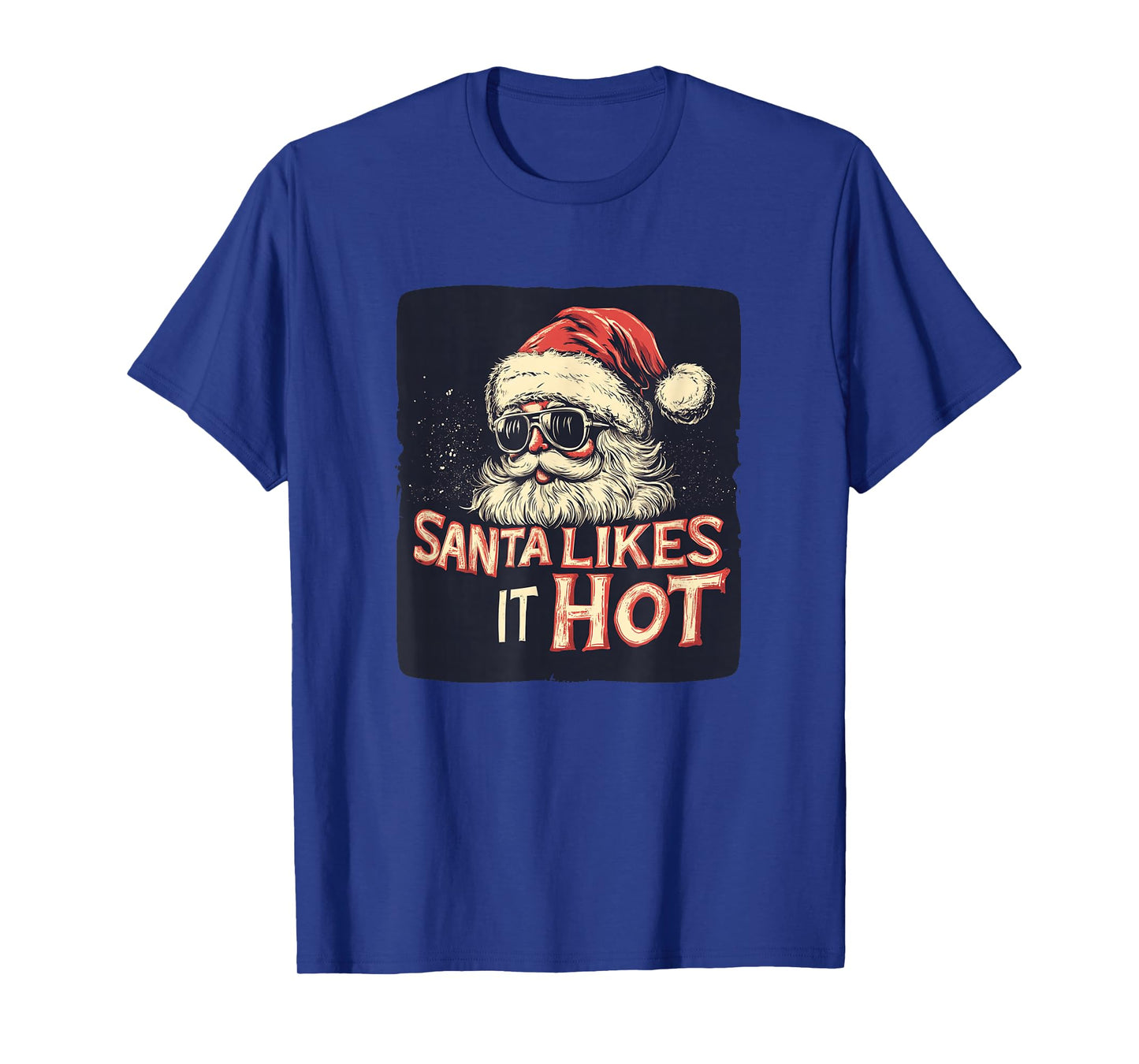 Funny Naughty Santa Likes it Hot Speech Costume T-Shirt