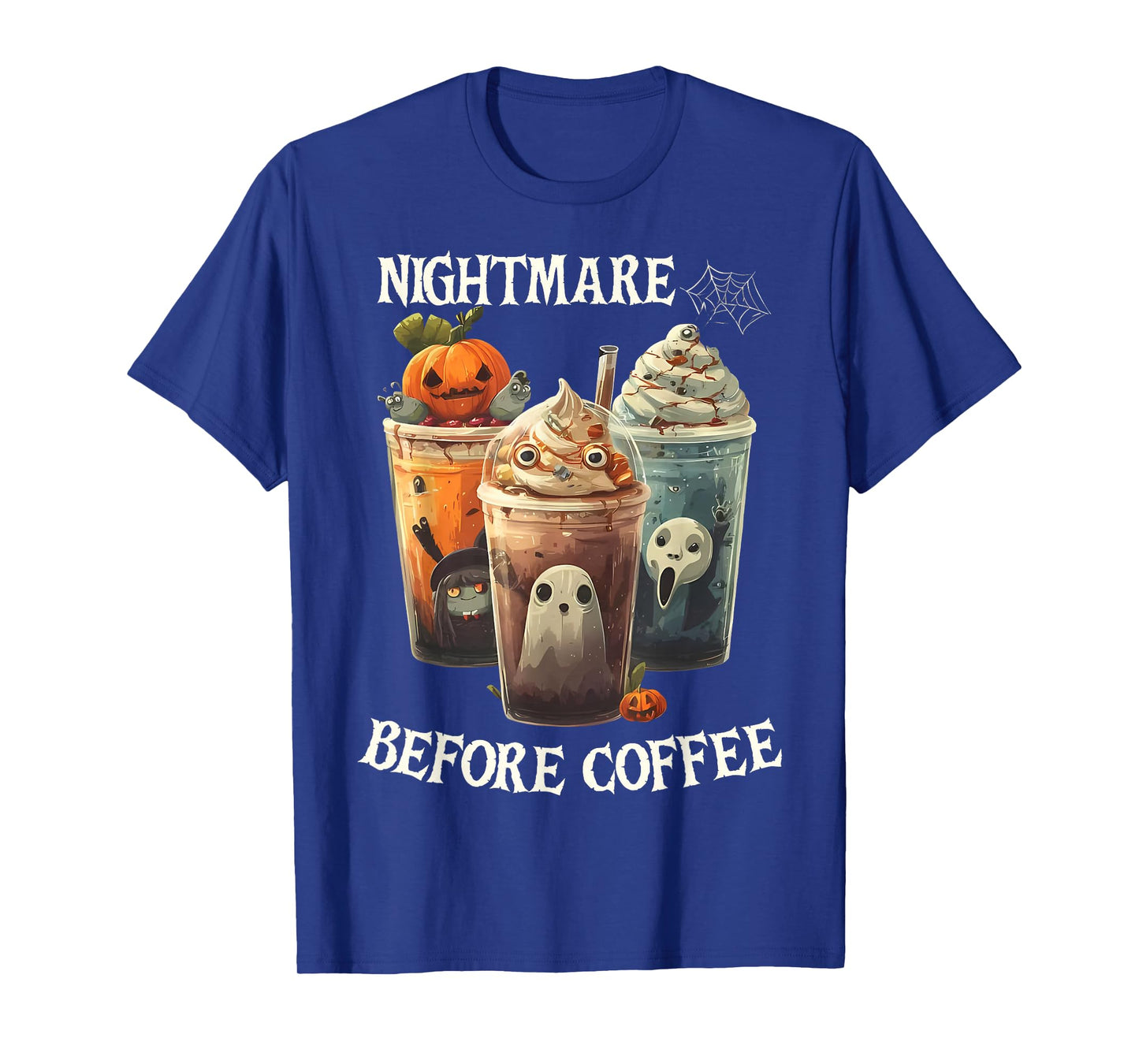 Nightmare Before Coffee Pumpkin Spice Halloween Costume T-Shirt