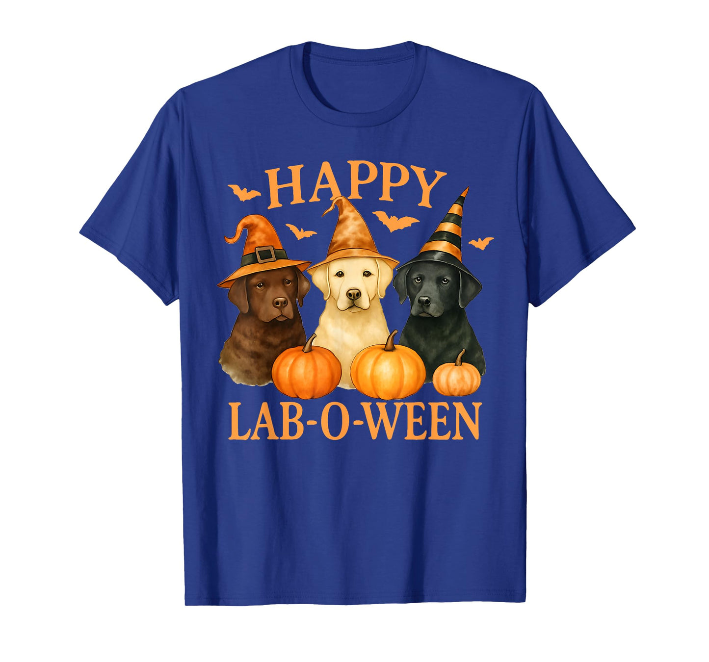 Happy Lab-O-Ween Labrador Halloween Dog Lover Design T-Shirt